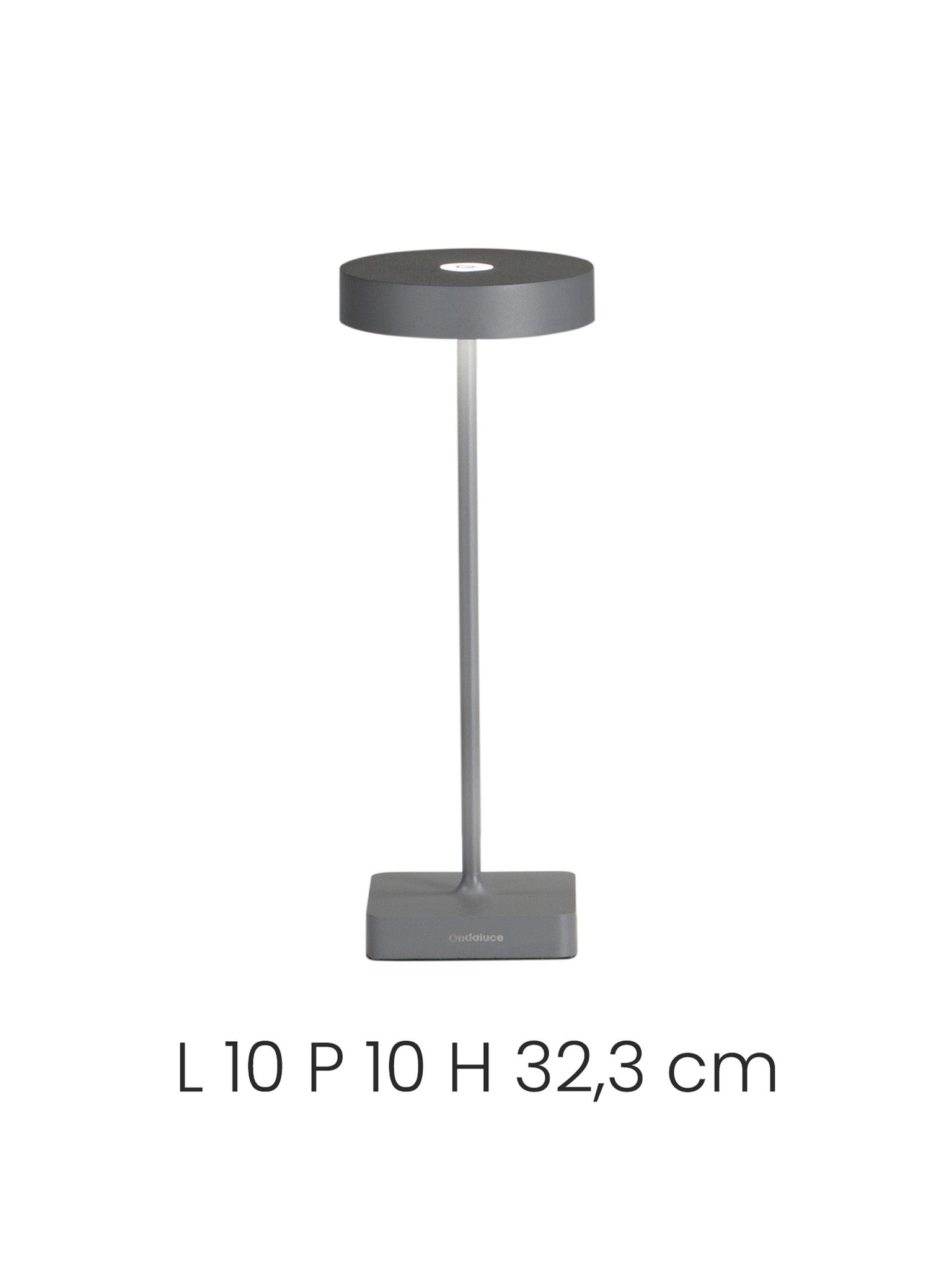 Tap - Lampada Da Tavolo Antracite