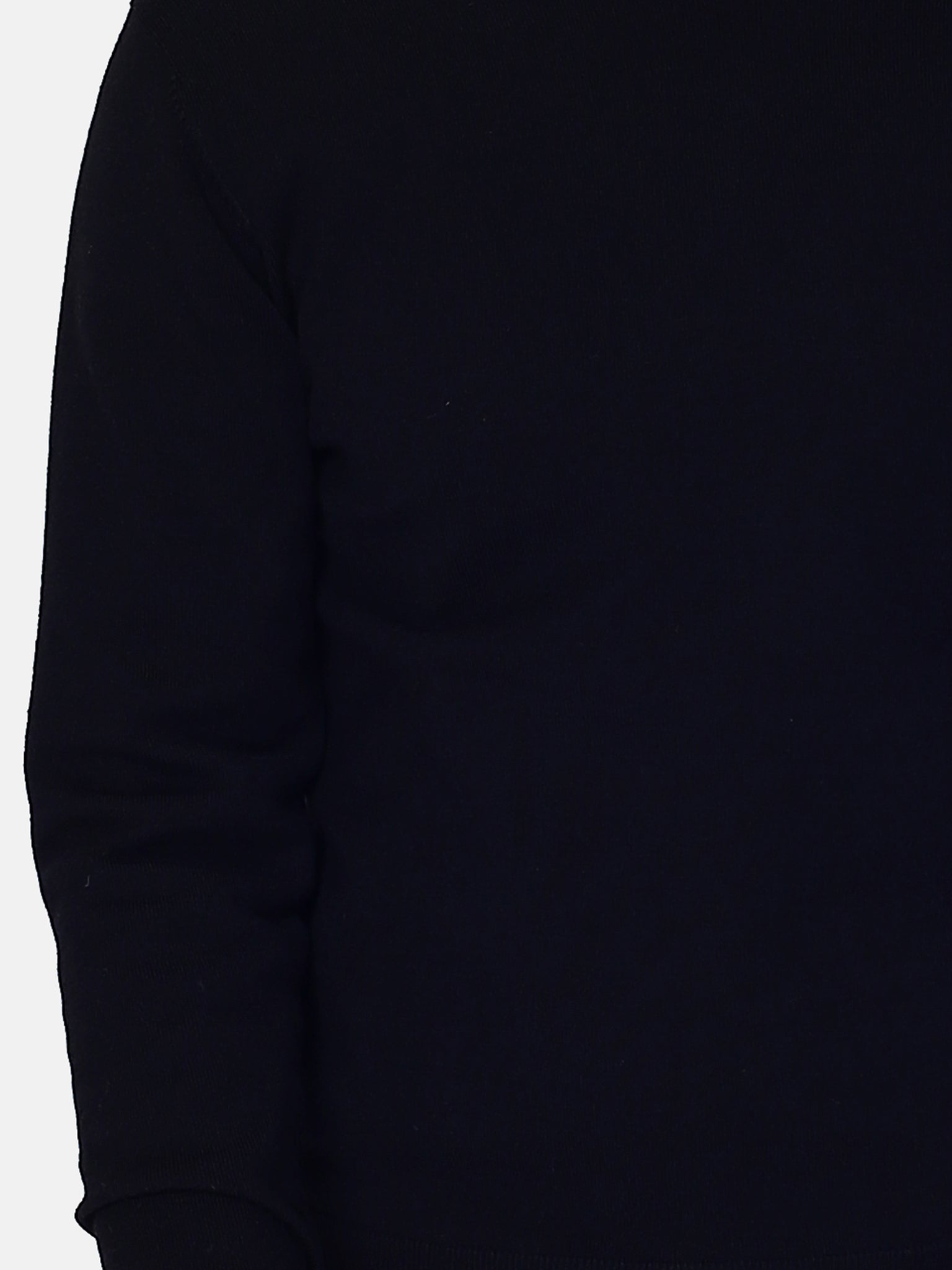 Maglione Classico Girocollo Maniche Lunghe 3 Strati - Nero