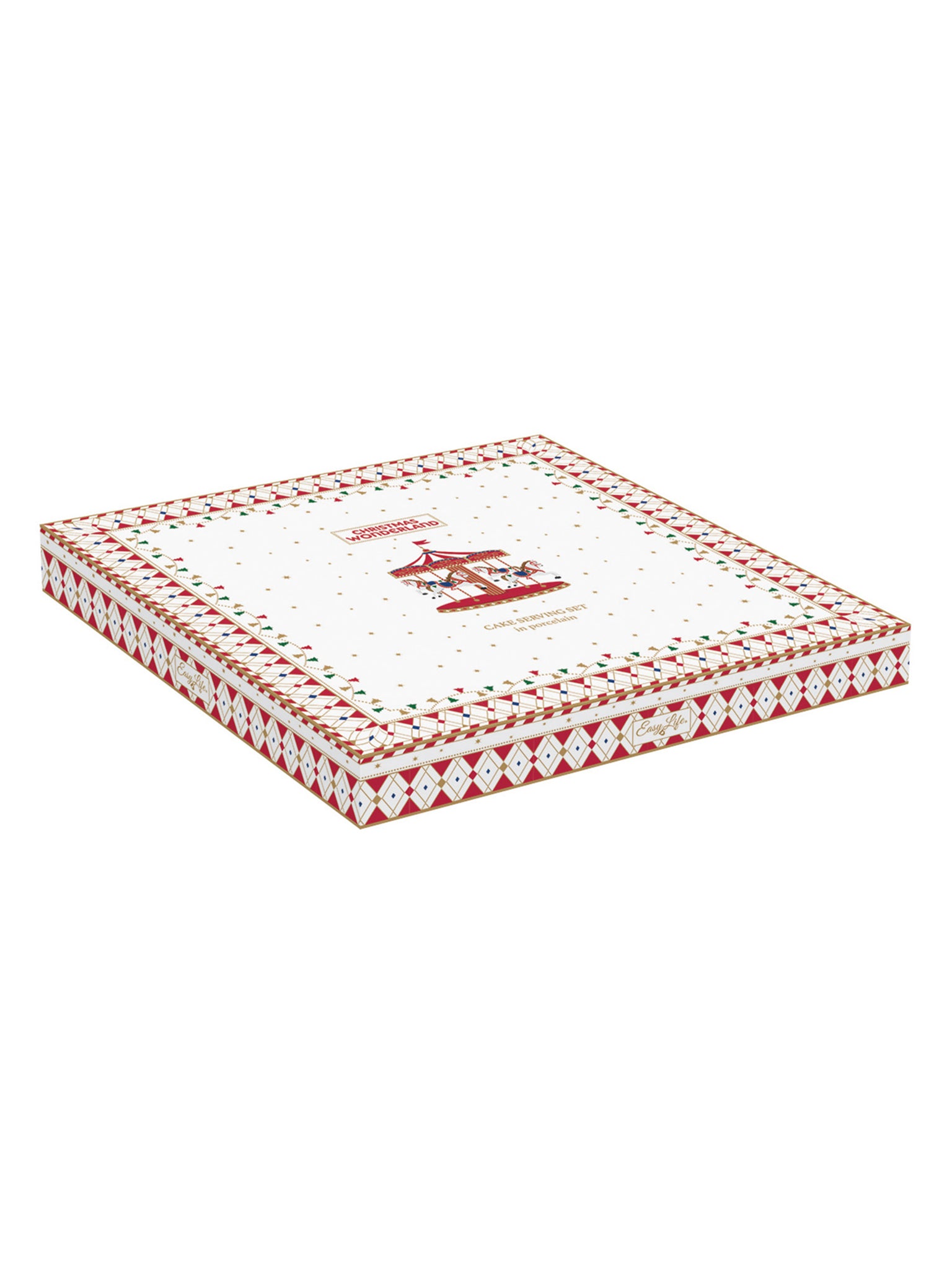 Piatto torta Ø 32 cm con paletta CHRISTMAS WONDERLAND