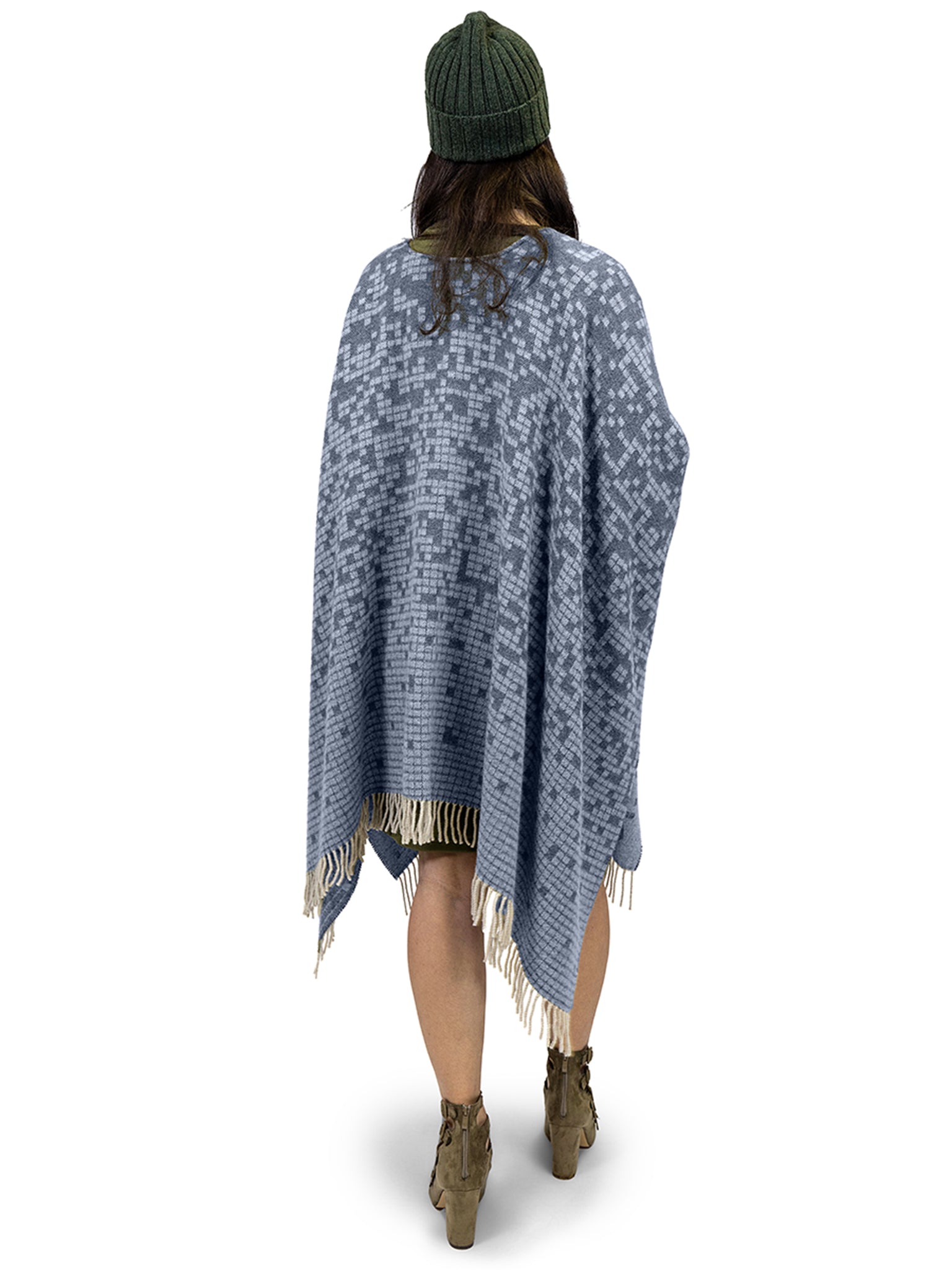 Poncho PIXEL blu