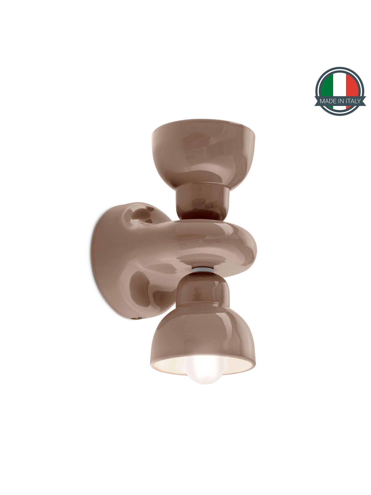Lampada A Parete Berimbau Marrone Moka C2601(MOK)