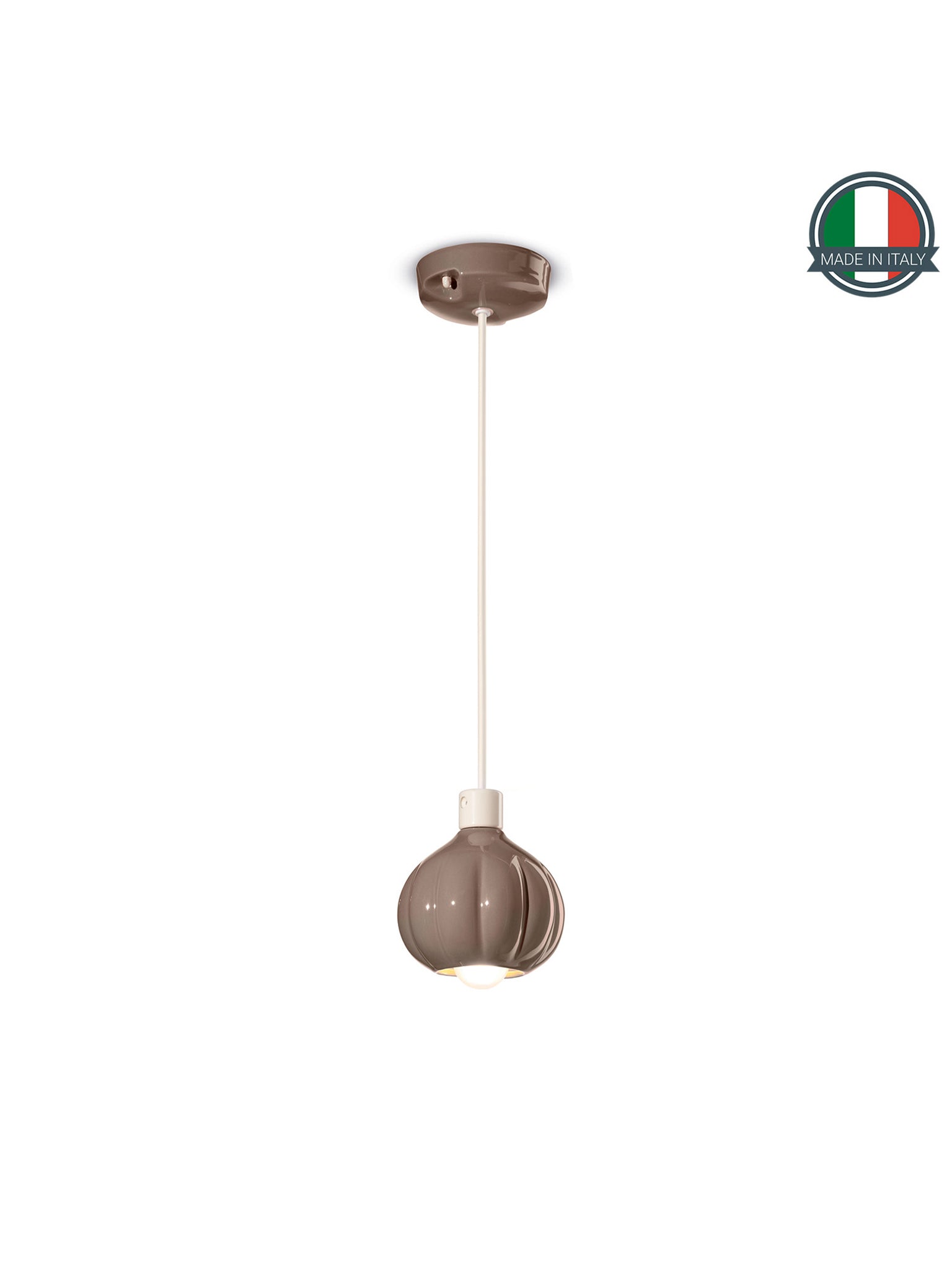 Lampada A Sospensione Afoxe' Marrone Moka C2640(MOK)