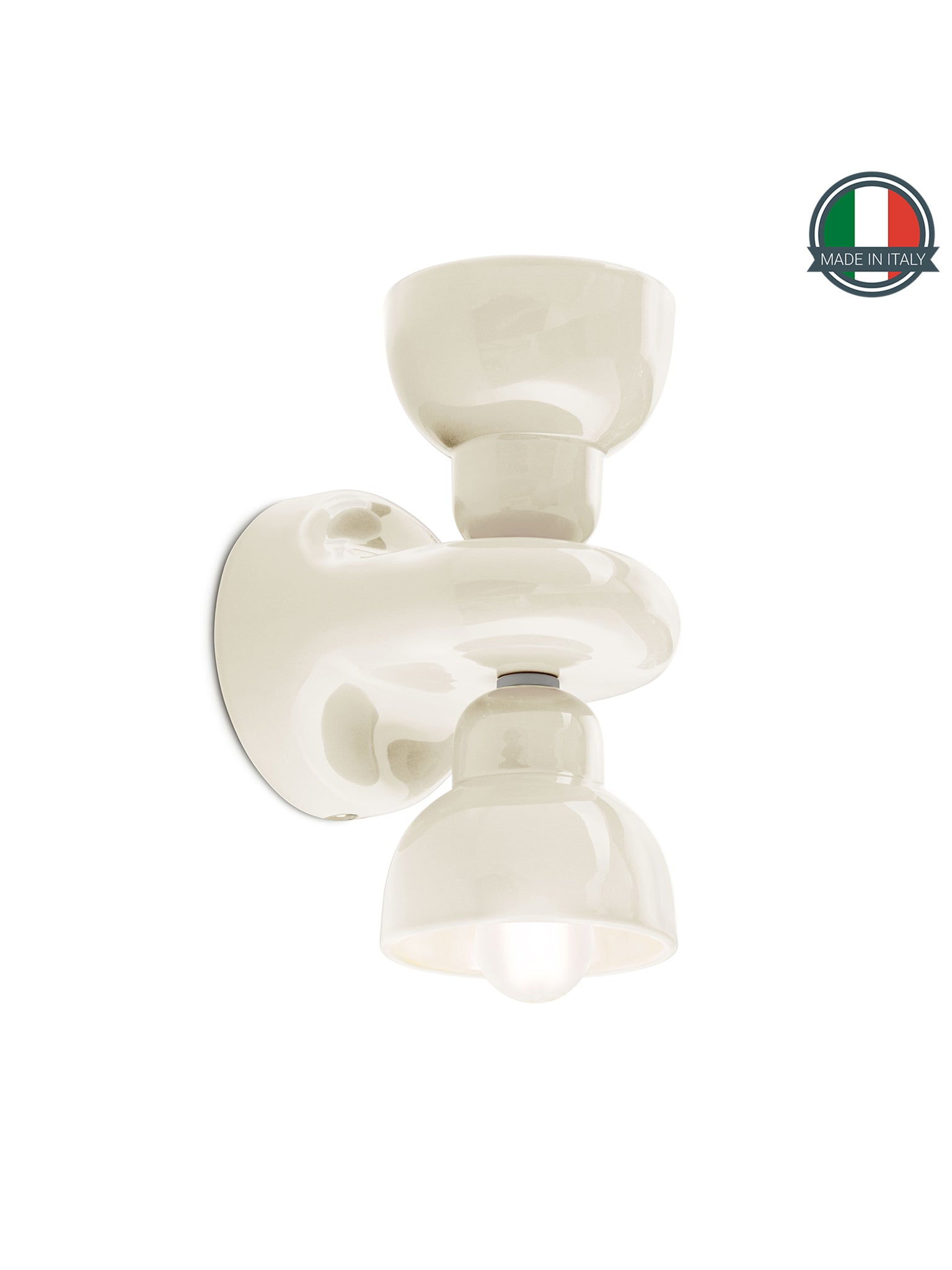 Lampada A Parete Berimbau Crema C2601(CRM)