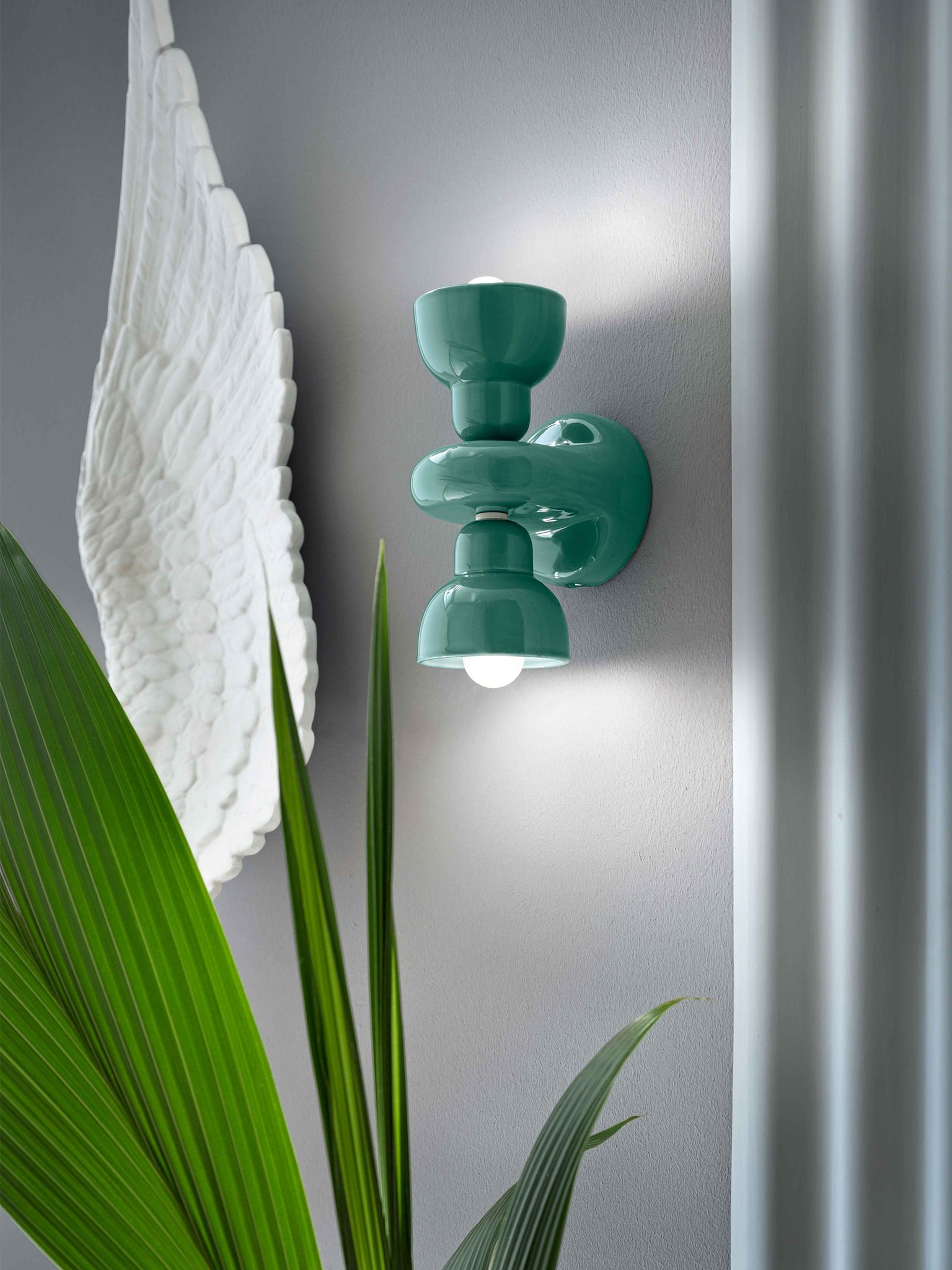 Lampada A Parete Berimbau Crema C2601(CRM)