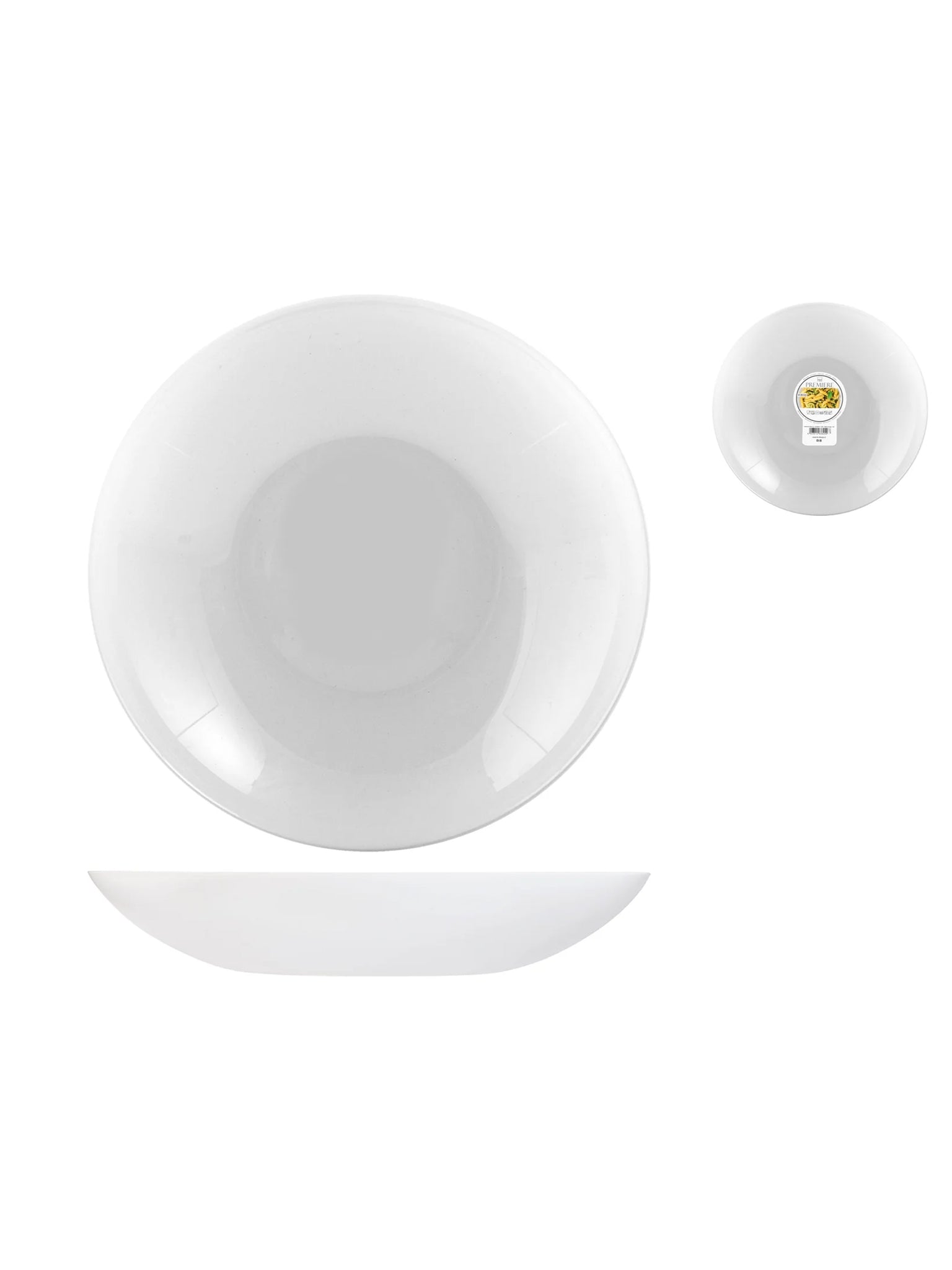Set 12 piatti fondi Premiere Bianco