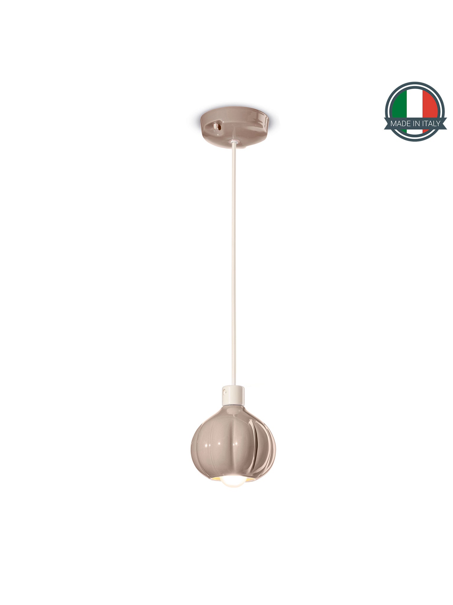 Lampada A Sospensione Afoxe' Grigio Sabbia C2640(GRS)