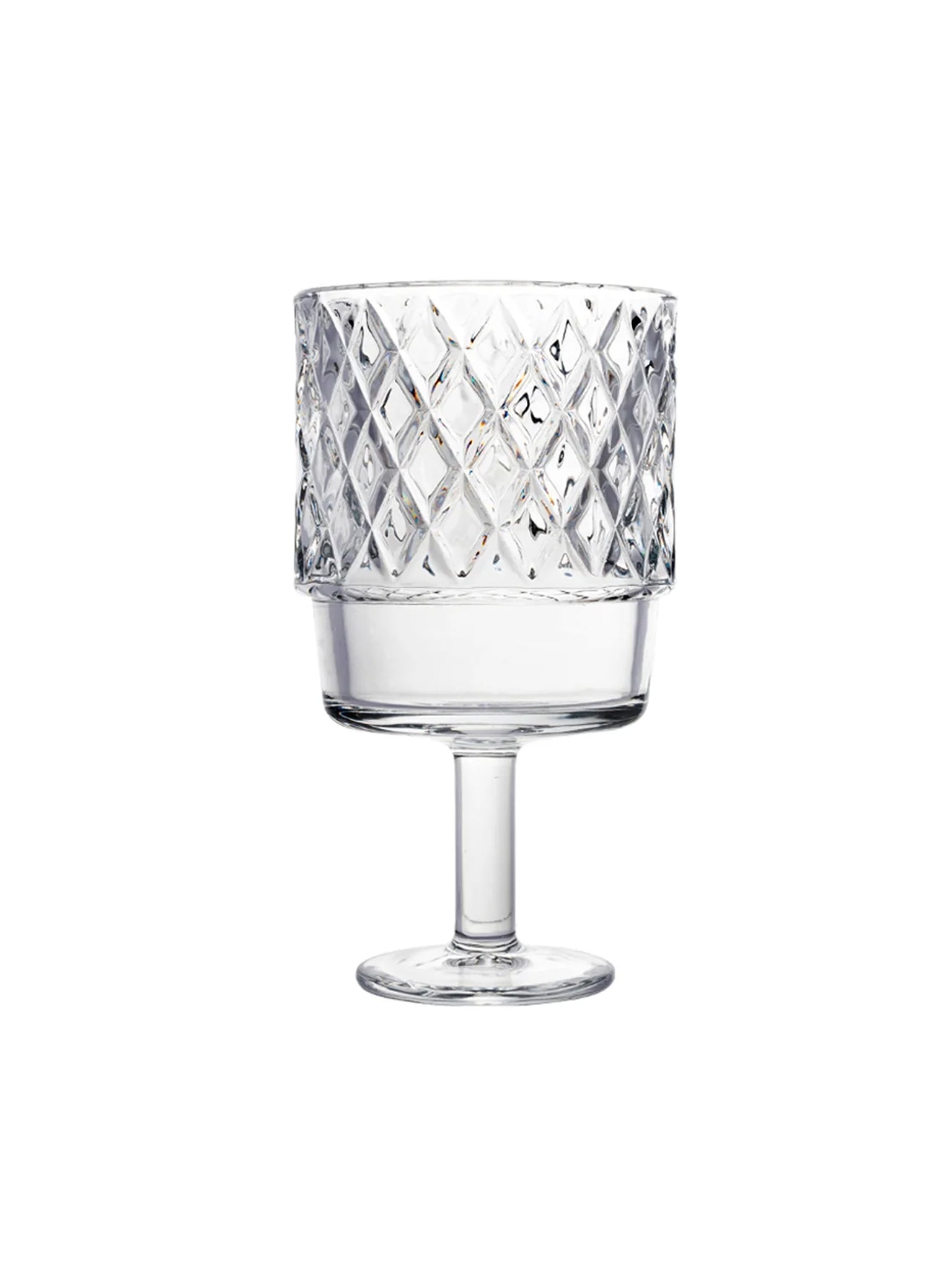 Set 6 Bicchieri Baroque Trasparenti Cl 28
