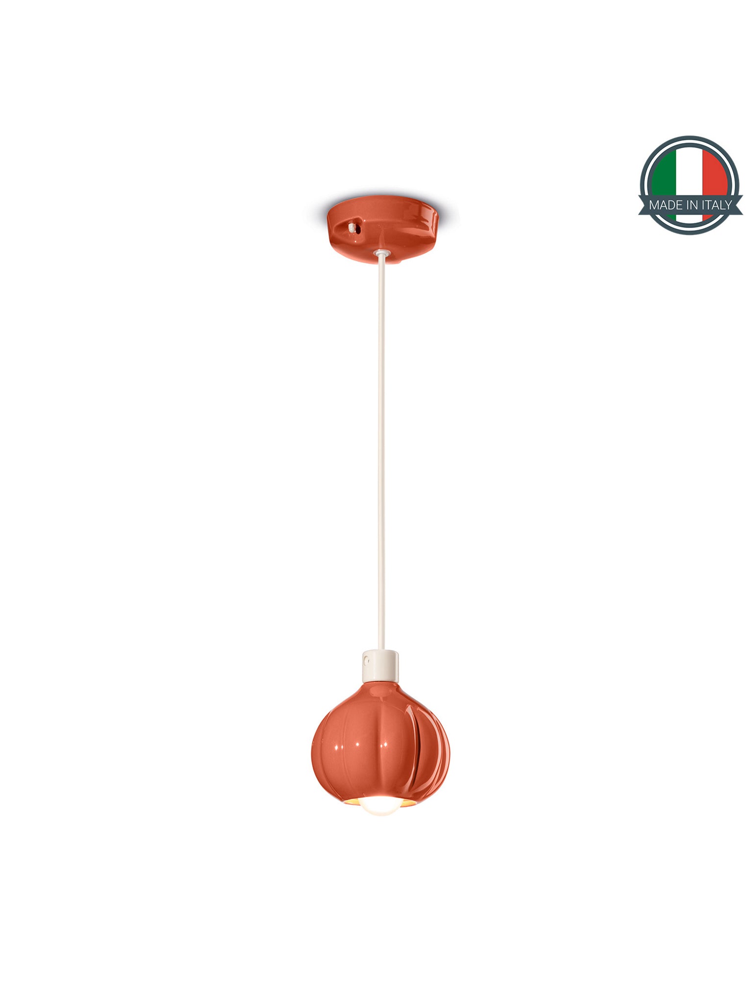 Lampada A Sospensione Afoxe' Arancio Pokè C2640(APO)