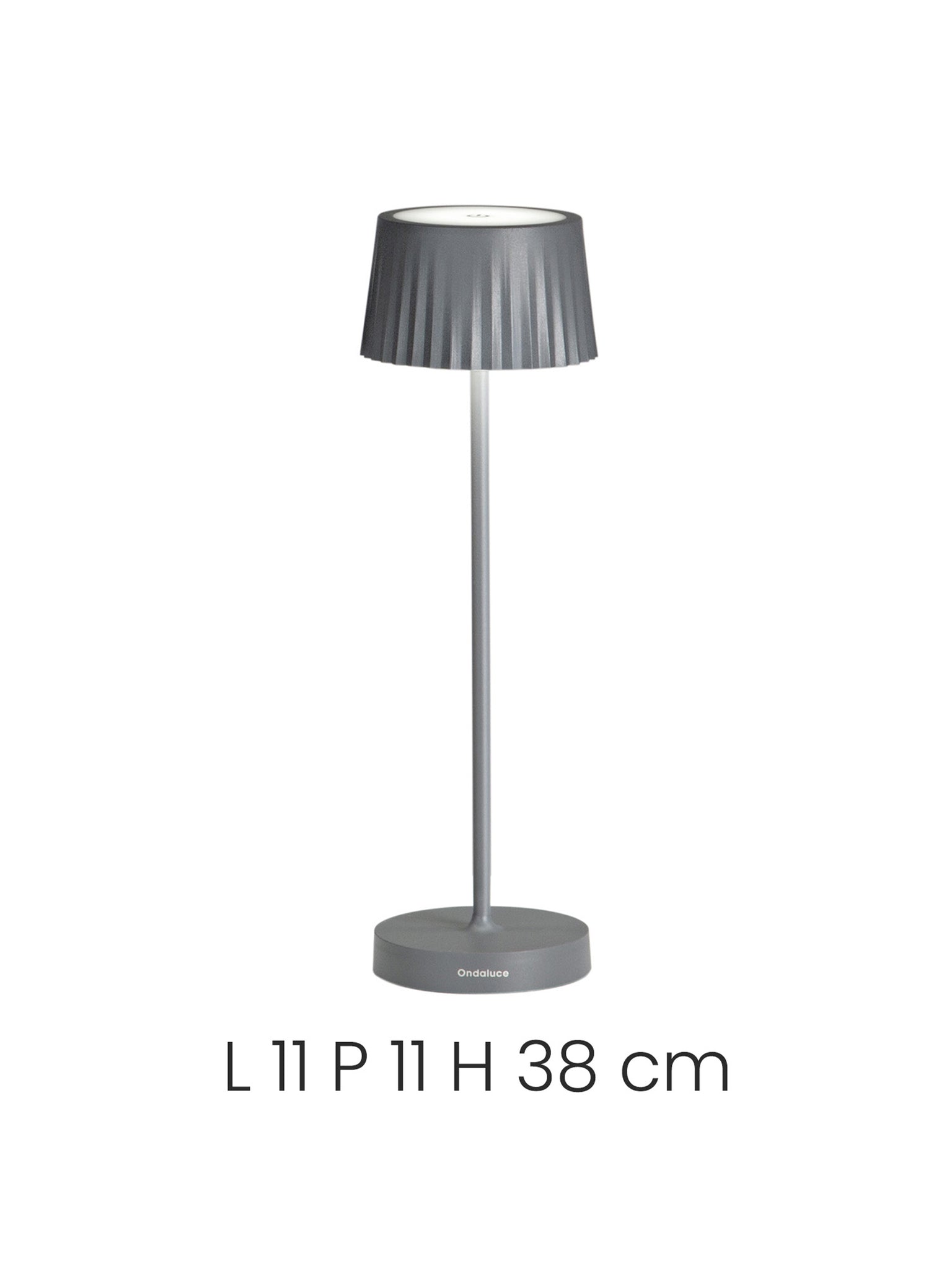 Macao - Lampada Da Tavolo Antracite