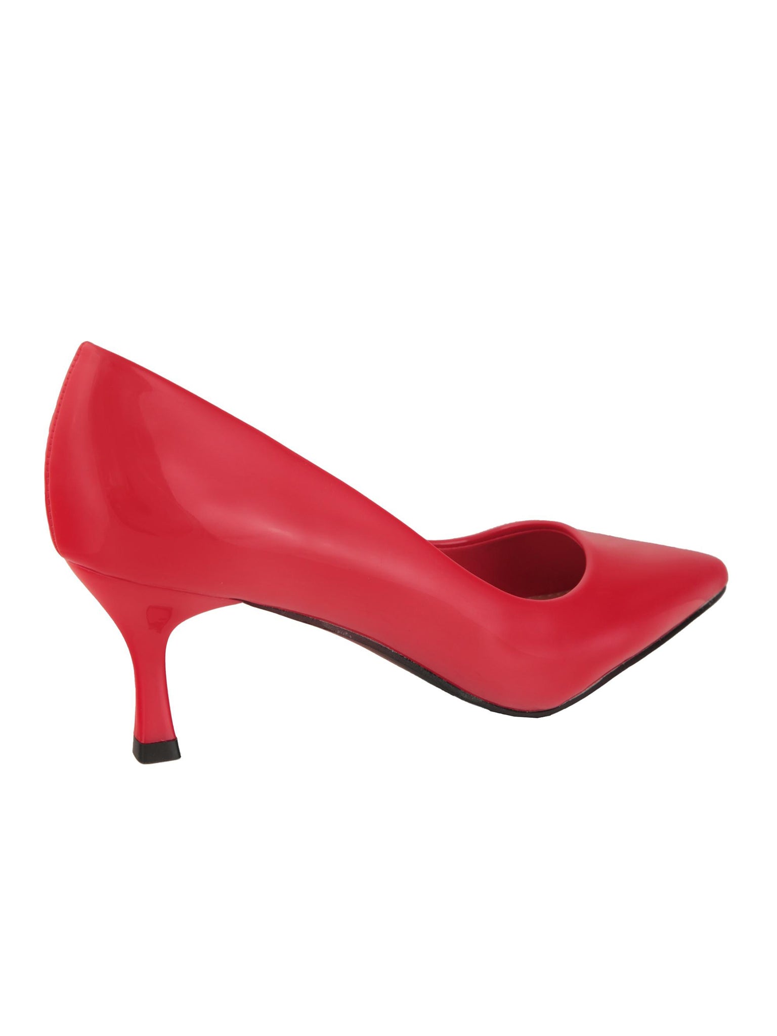 Dècolletè pumps verniciati con tacco basso a spillo Rosso - Imperatrice