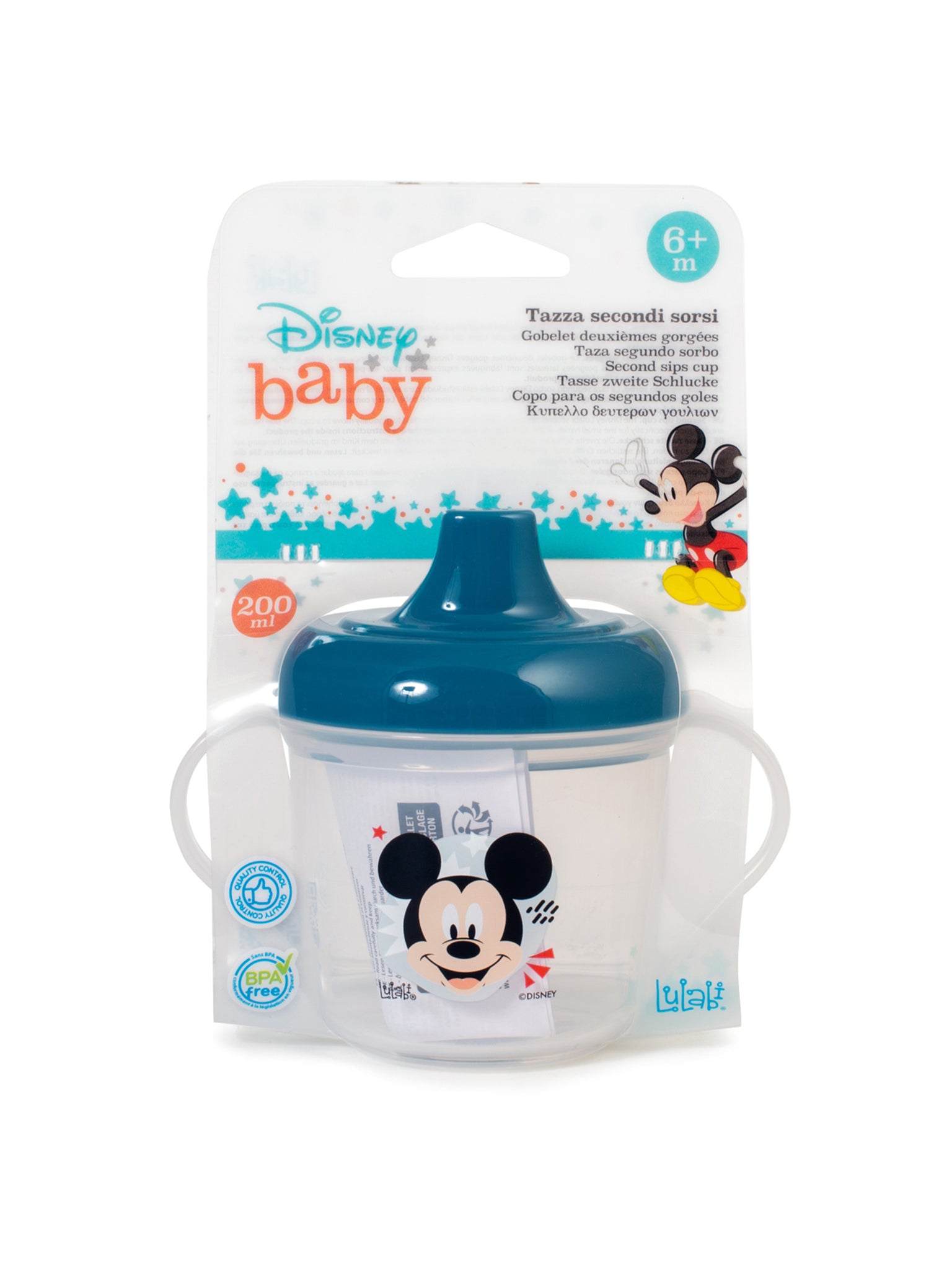 Disney Mickey Icon Tazza 2° Sorsi, Polipropilene, 200Ml