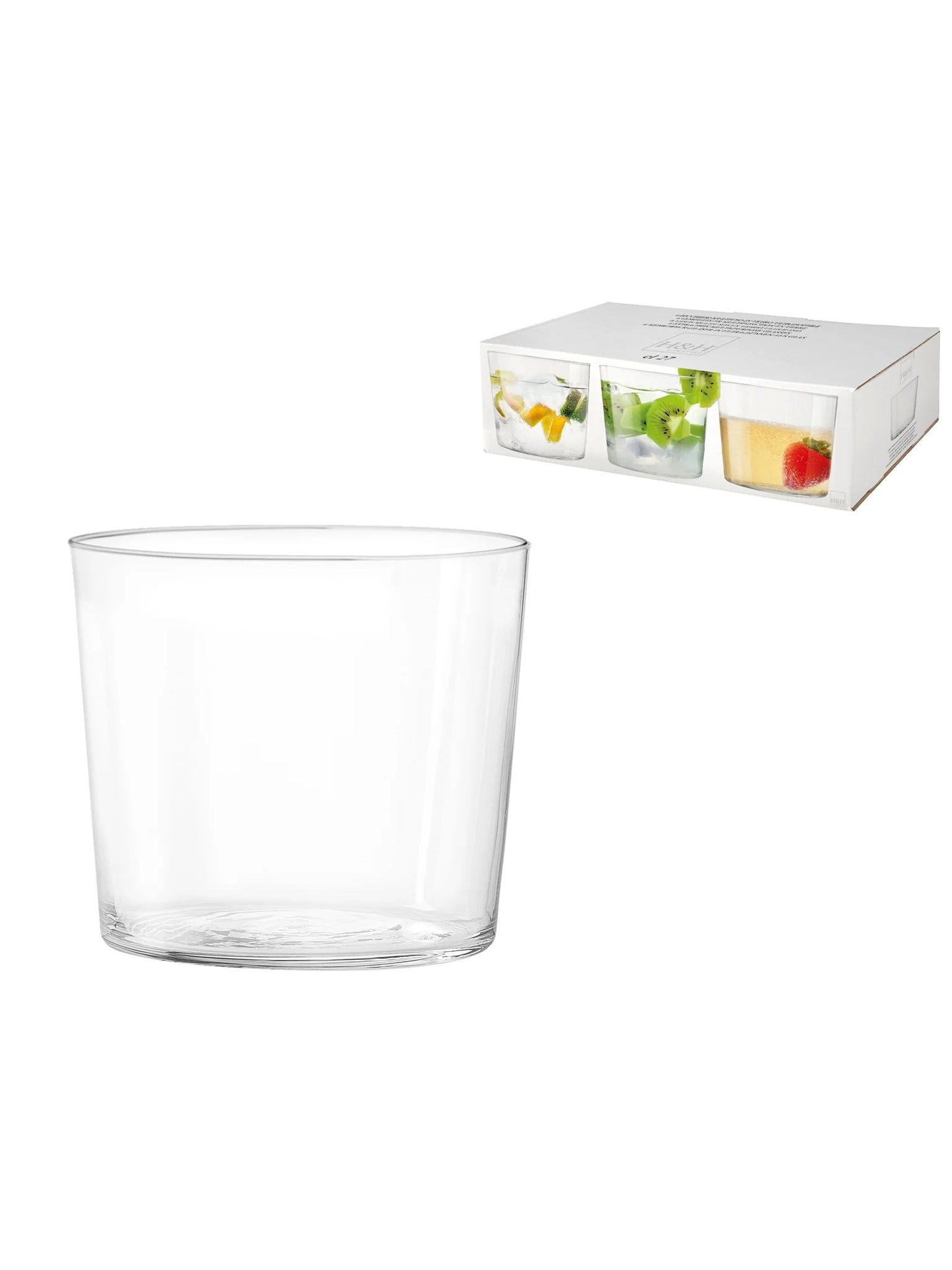 Set 6 Bicchieri Starck In Vetro Borosilicato Cc 270