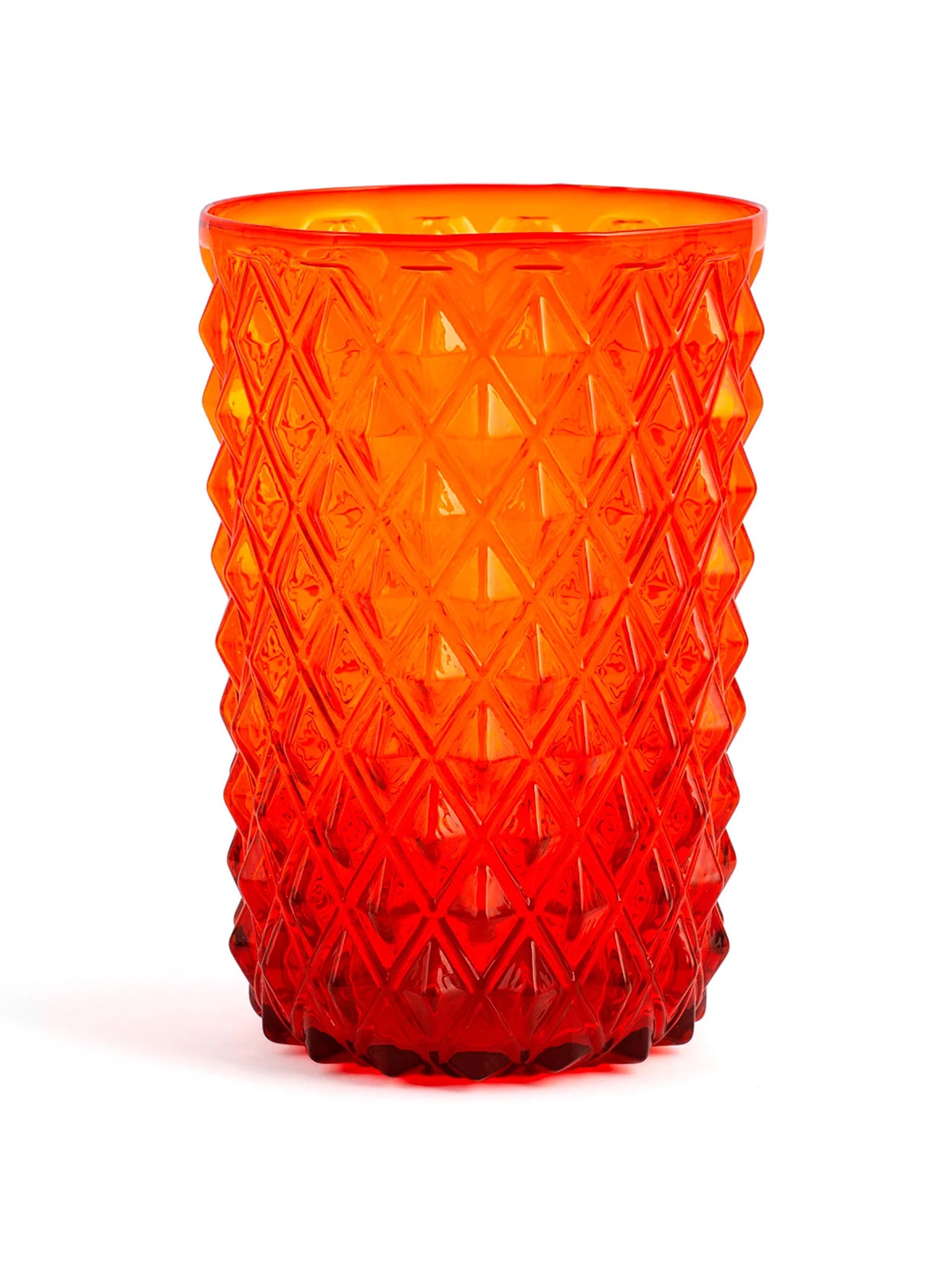 Set 6 Bicchieri Murano Rosso Cl 46