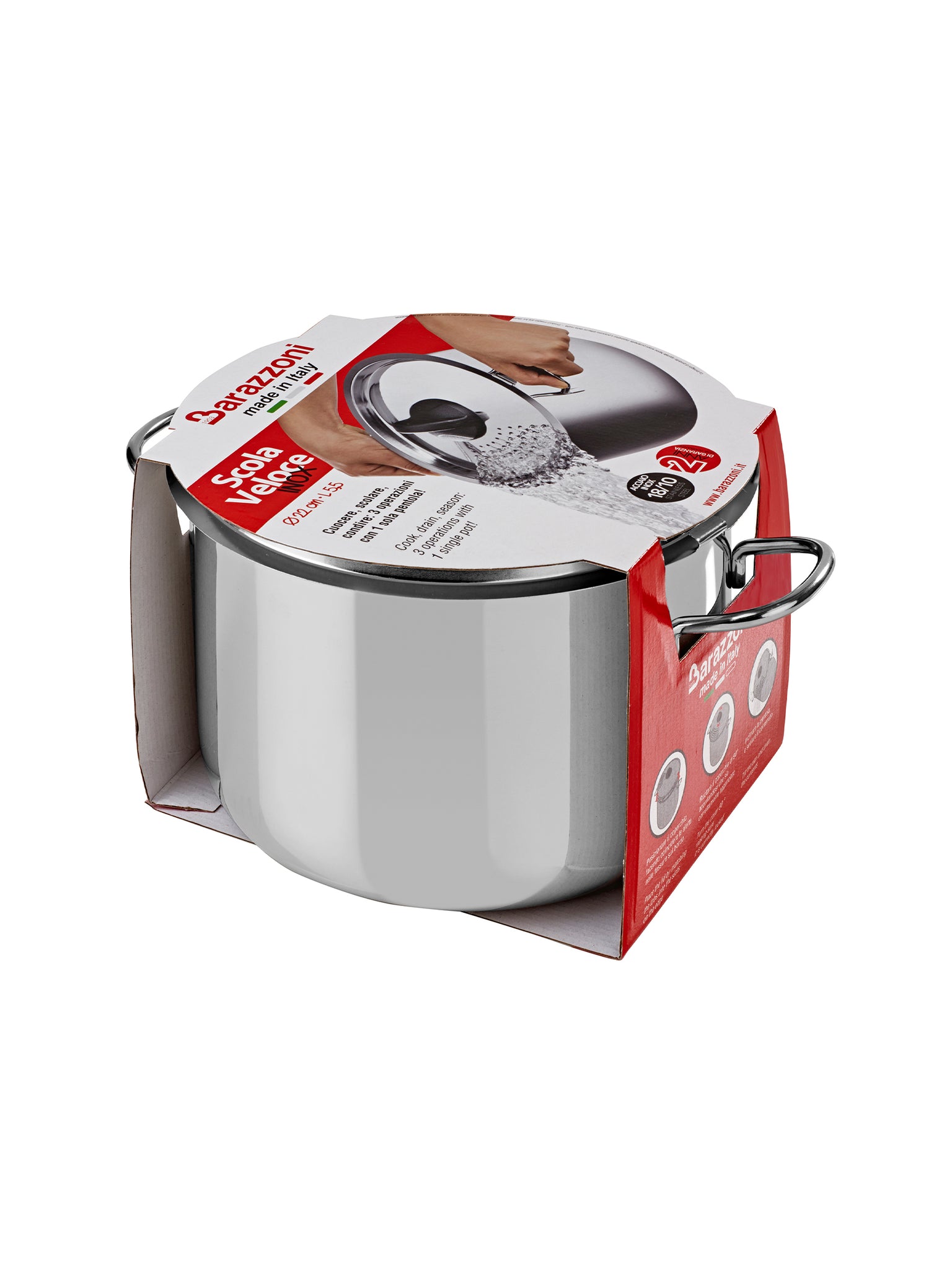 SCOLAVELOCE INOX CM 22