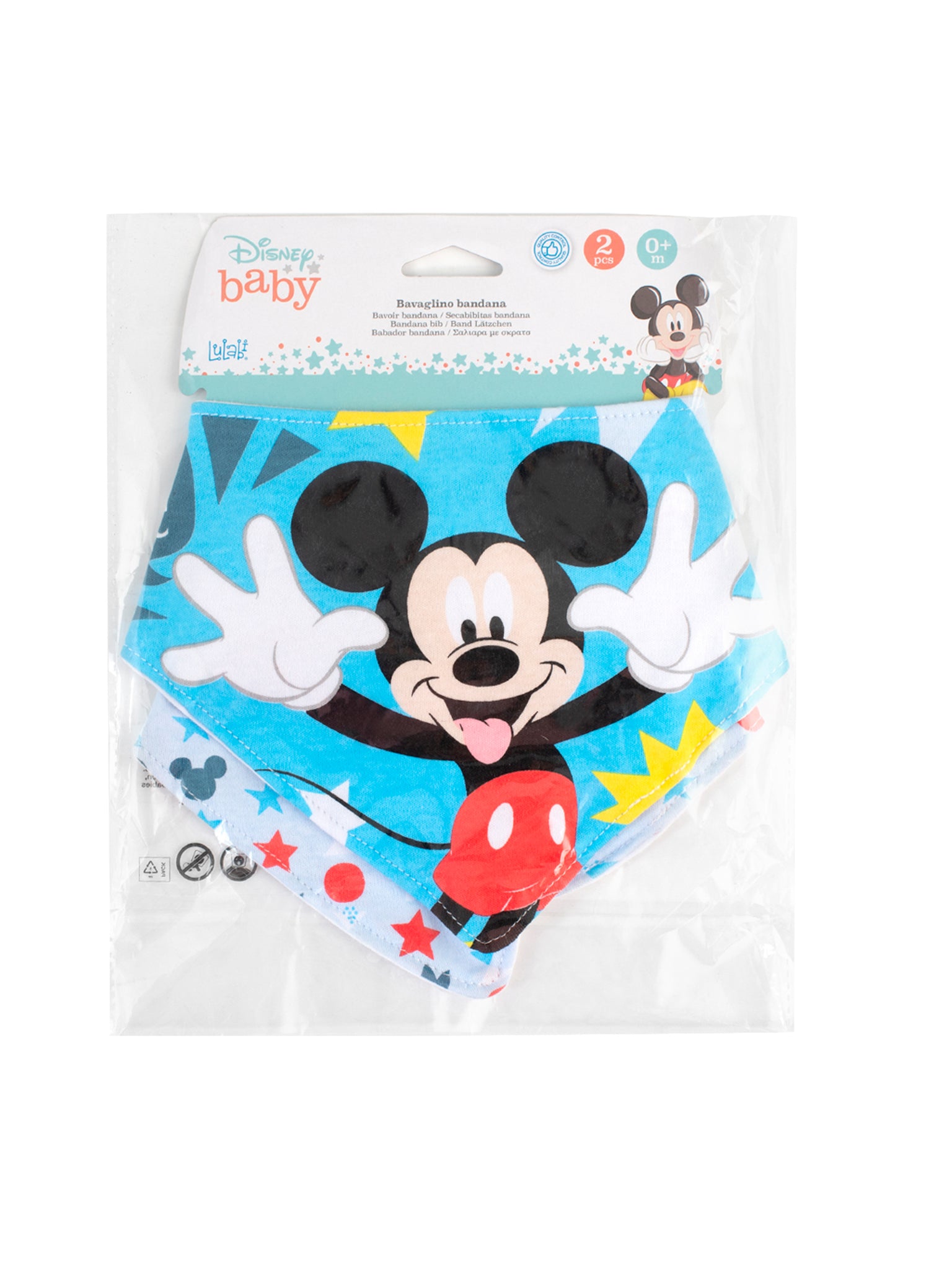 Set 2 Bavaglini Bandana Mickey Icon