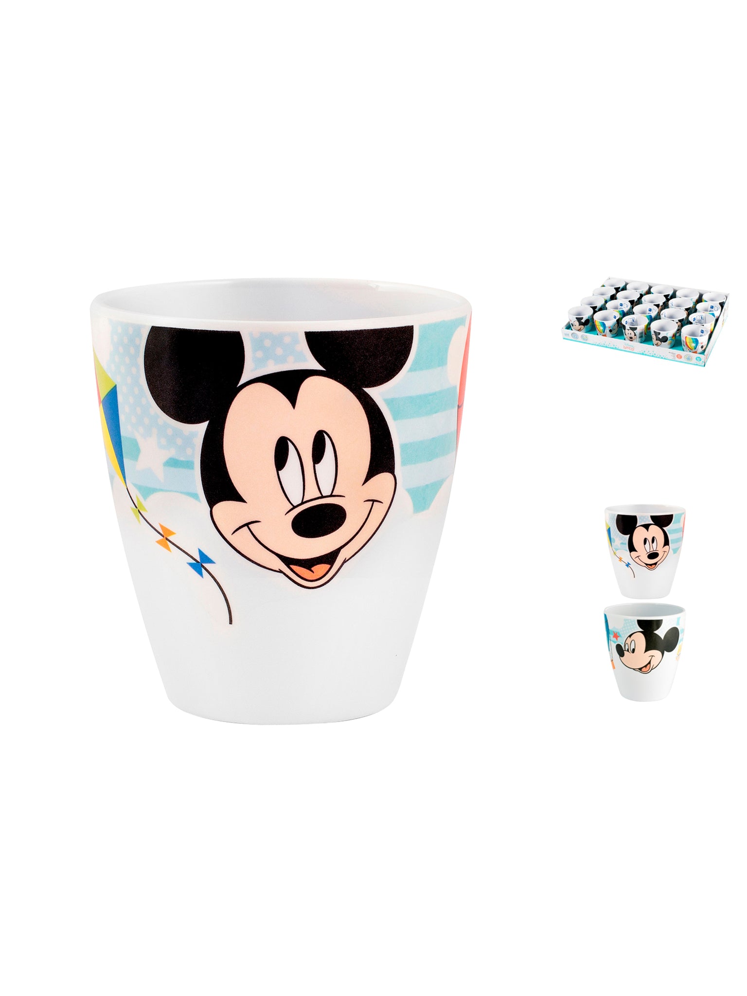 Mickeysimply Bicchiere Melamina, 17Cm - 900 G