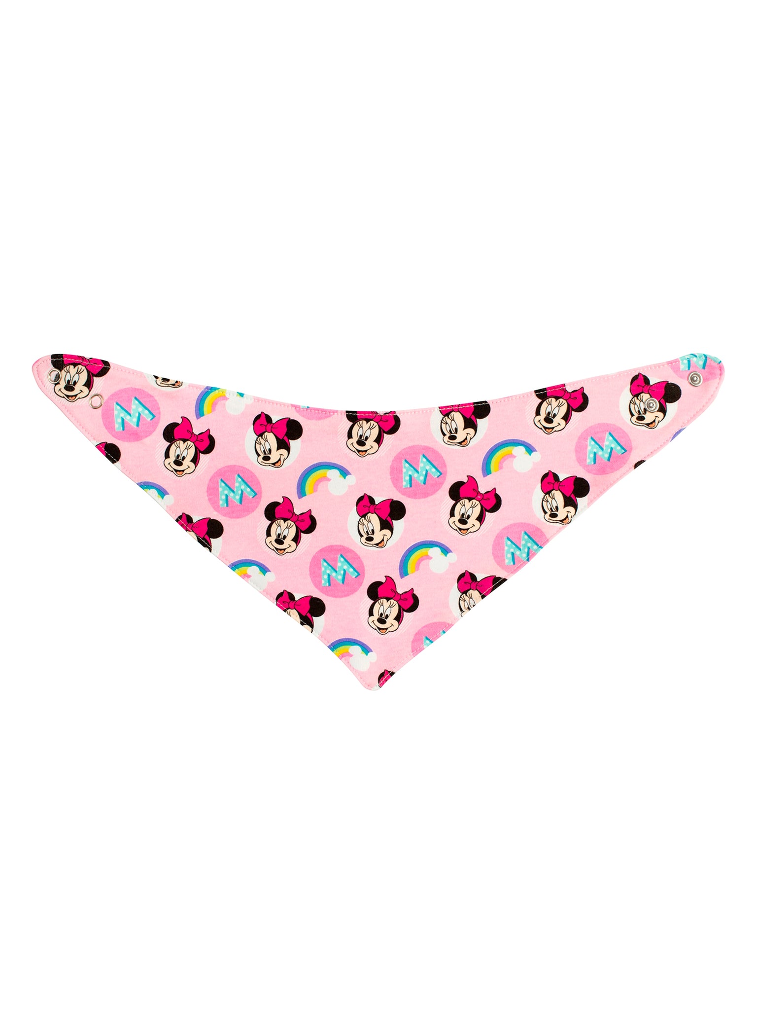 Disney Minniesimply Set 2 Bavaglini In Cotone