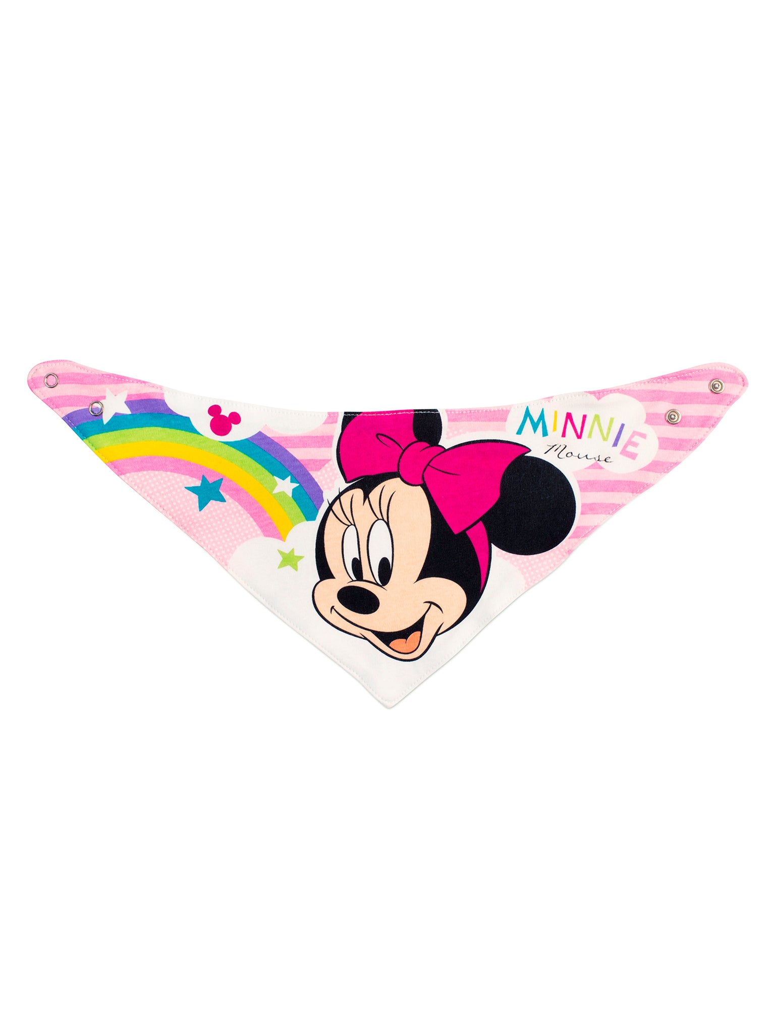 Disney Minniesimply Set 2 Bavaglini In Cotone