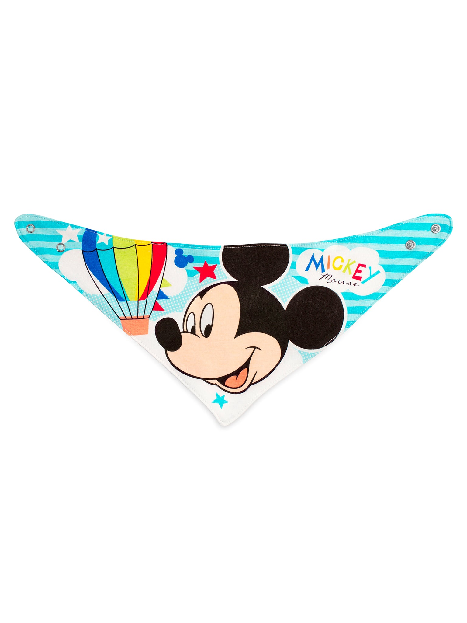 Disney Mickeysimply Set 2 Bavaglini In Cotone