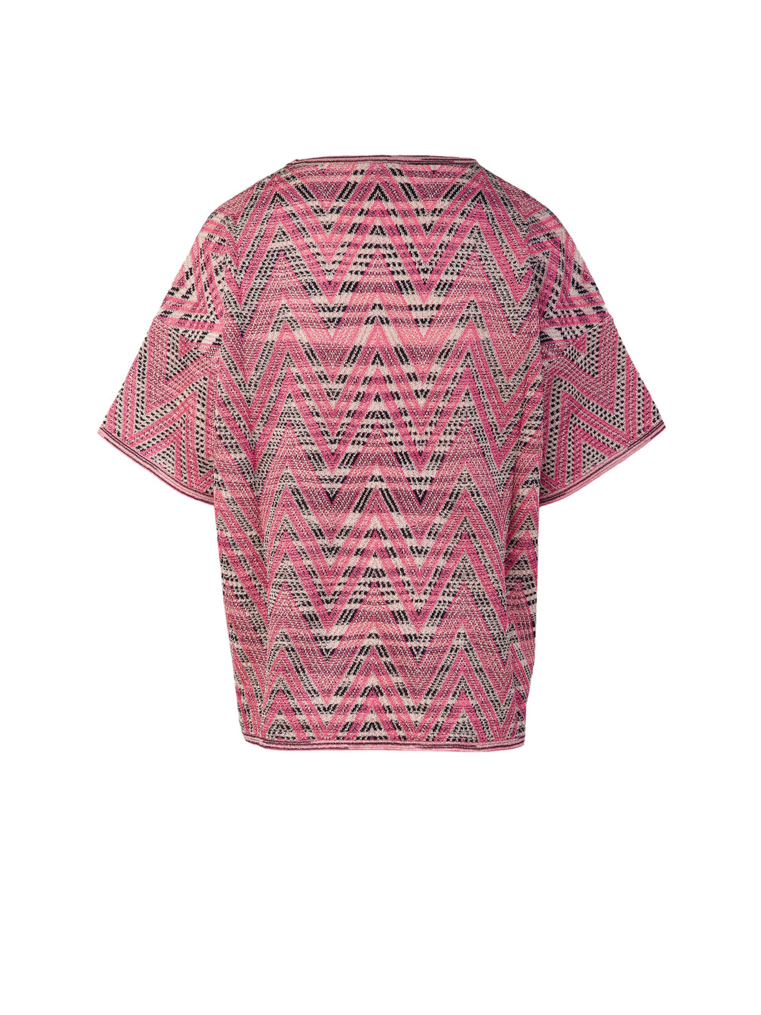 Polo - Zig Zag Pink White and Black - M Missoni