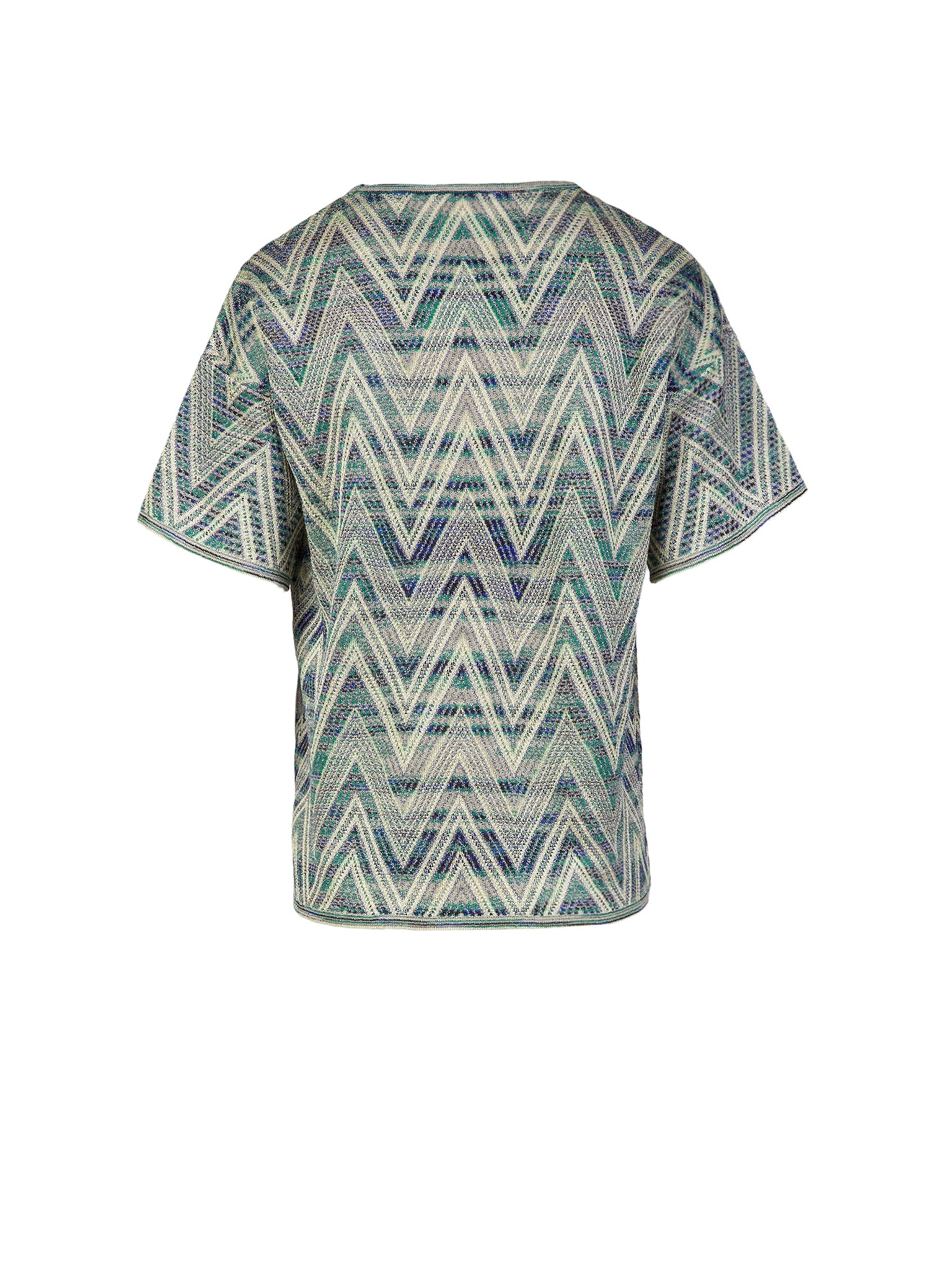 Polo - Zig Zag Grey Lime and Blue - Missoni