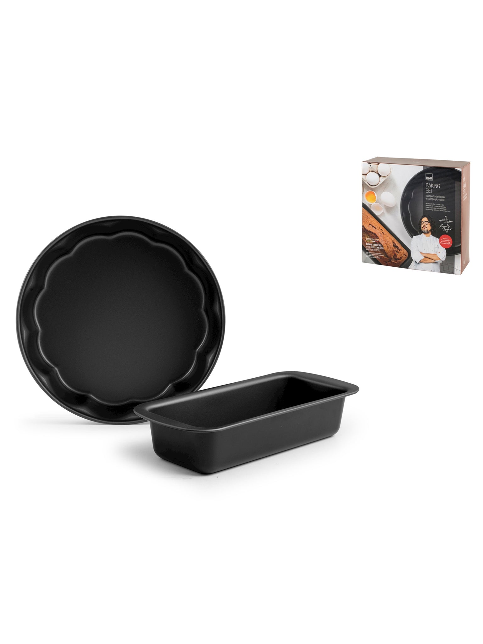 Set 2 Stampi Antiaderenti Dolci Alessandro Borghese
