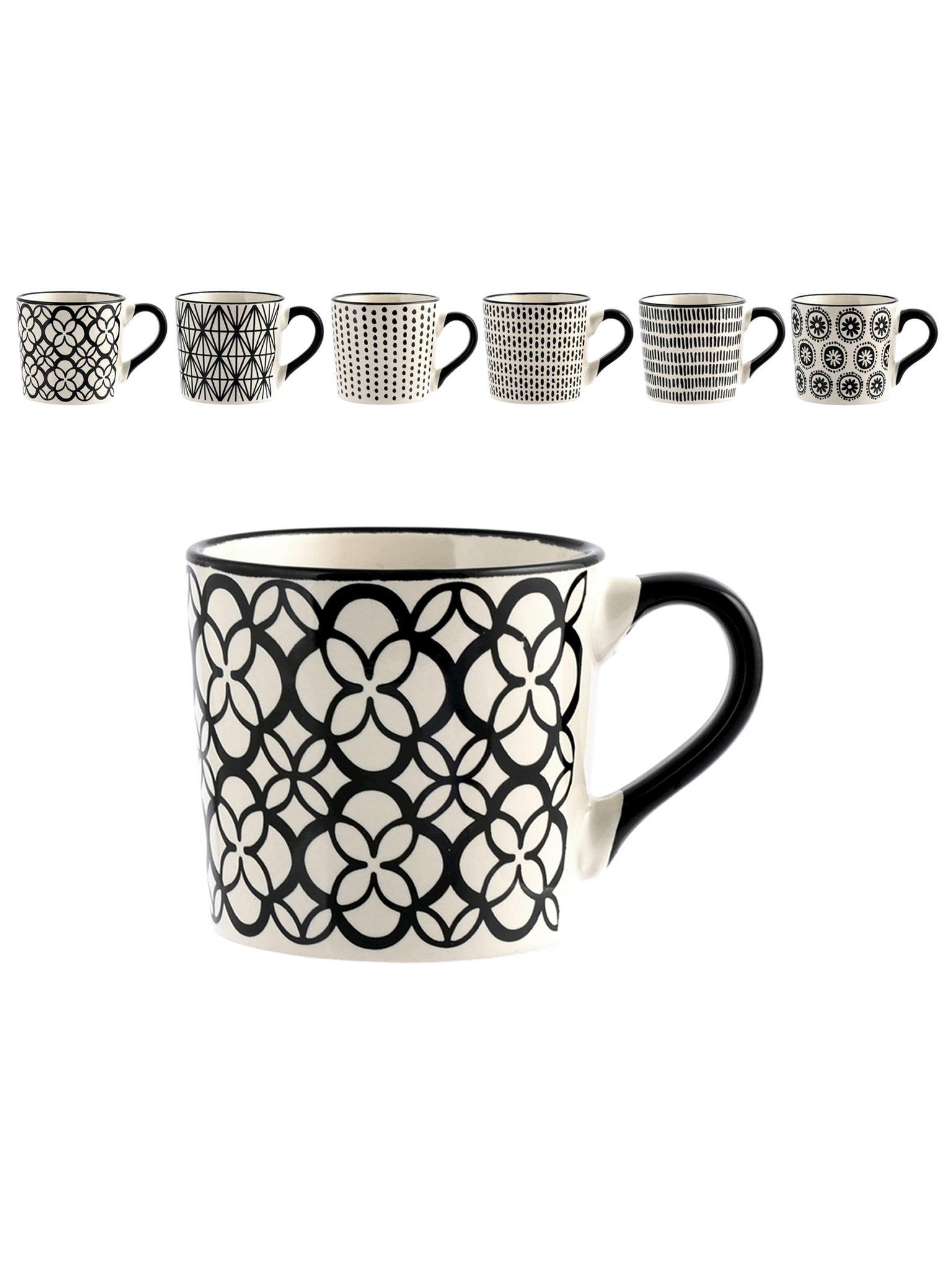 Set 6 Tazze da Caffè Vhera In Stoneware Cc 220