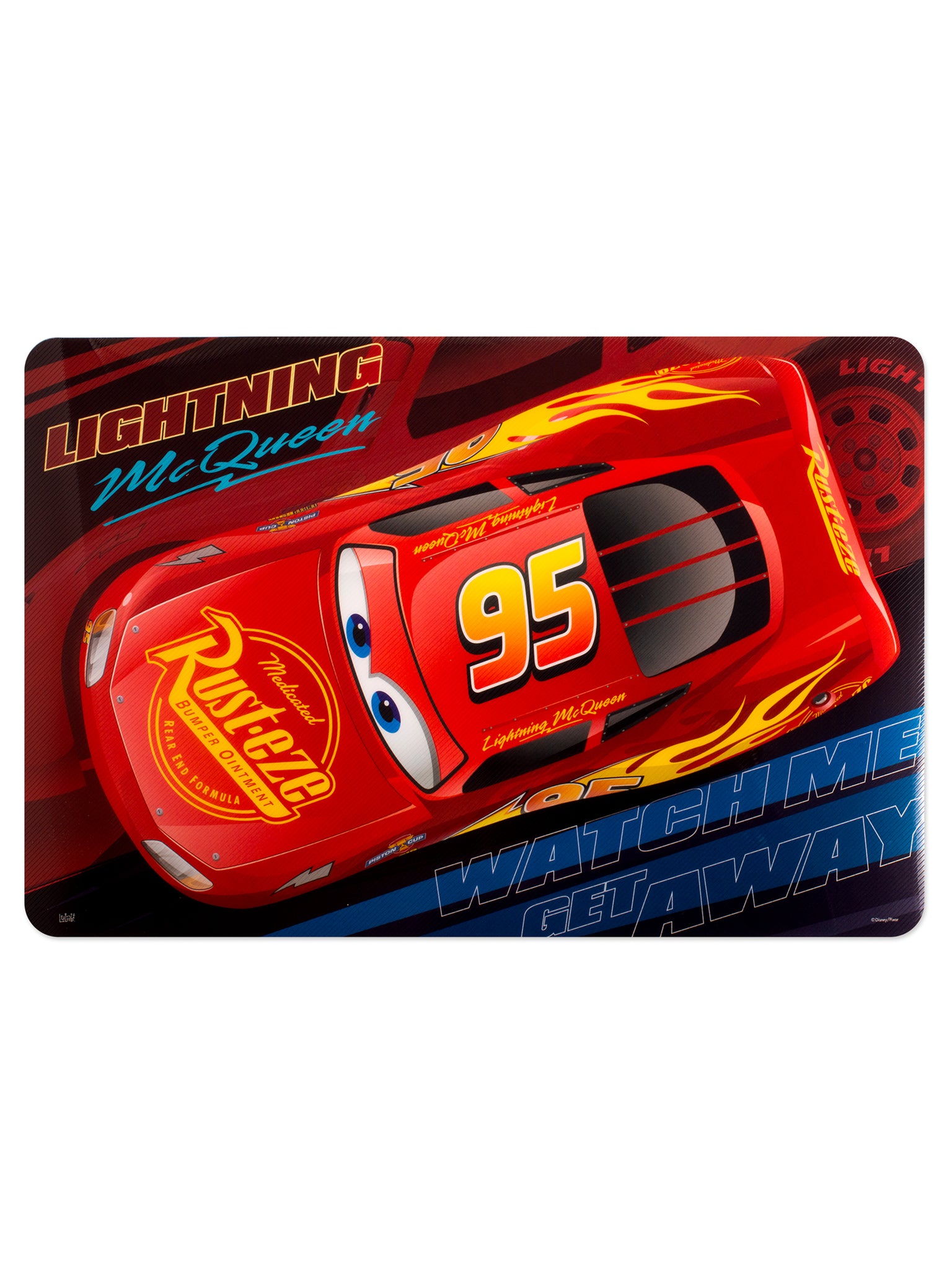 Cars Race Set 12 Tovagliette, Polipropilene, 45X30Cm, Vinile, Multicolore
