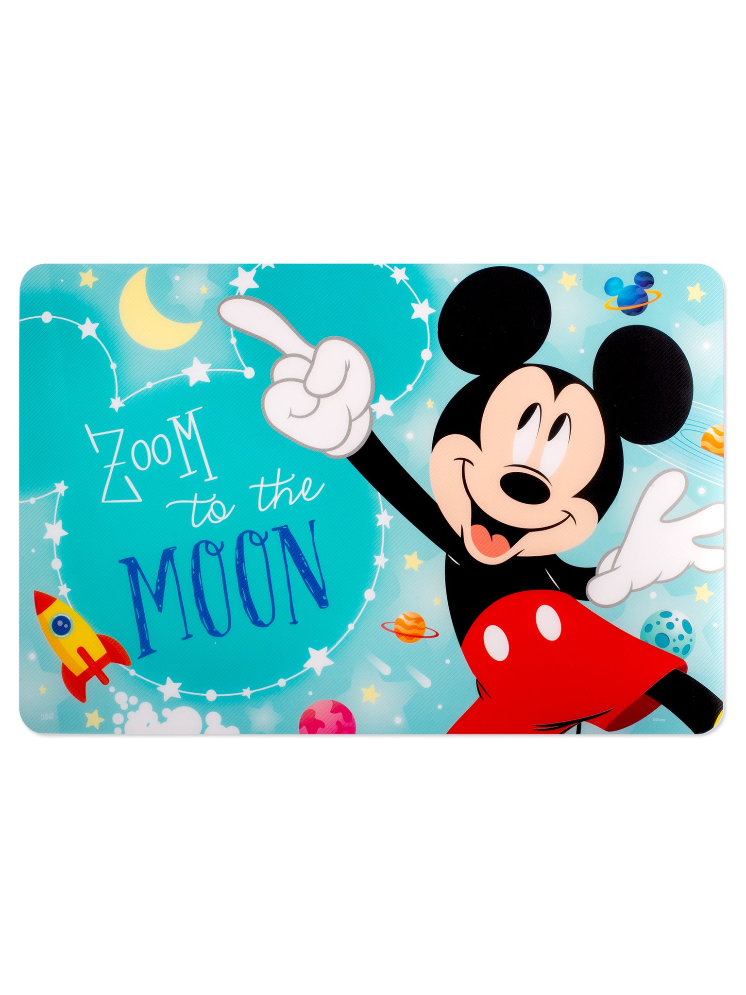 Disney Mickey Cosmo Set 12 Tovagliette, Polipropilene, 45X30Cm, Blu, Vinile, Multicolore