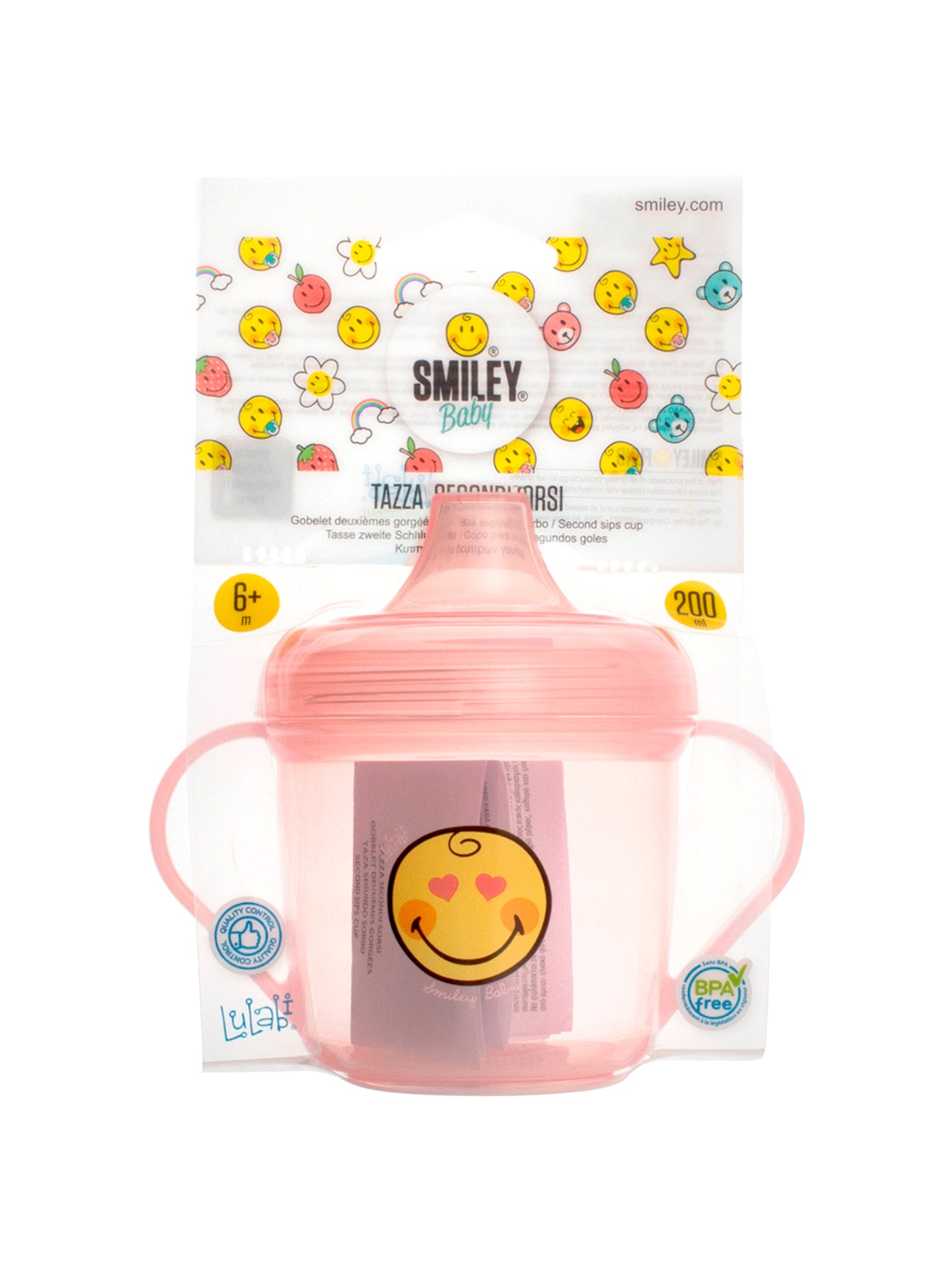 Smiley Girl Tazza 2 Sorsi, 200Ml, Polipropilene - 600 G
