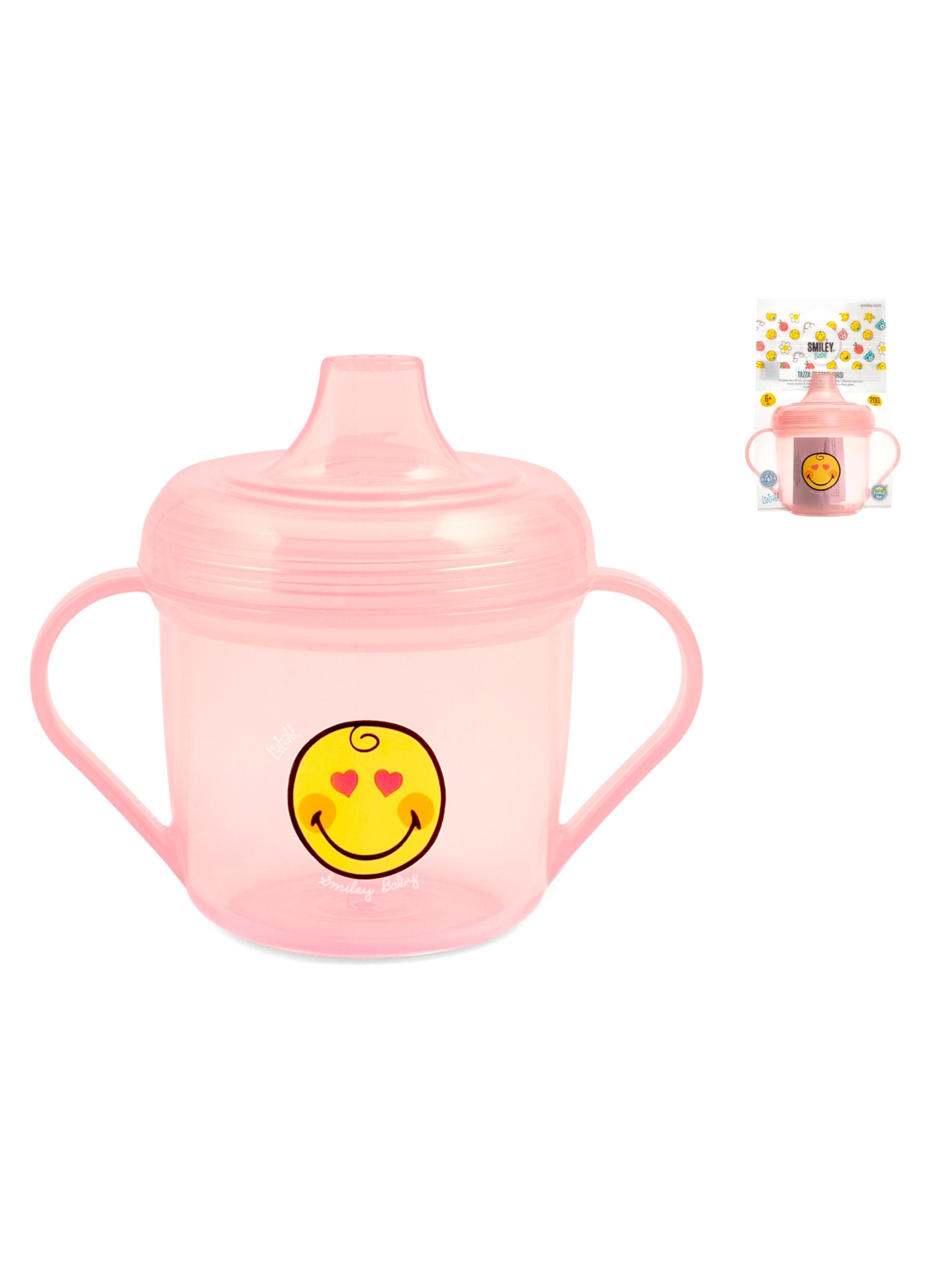 Smiley Girl Tazza 2 Sorsi, 200Ml, Polipropilene - 600 G