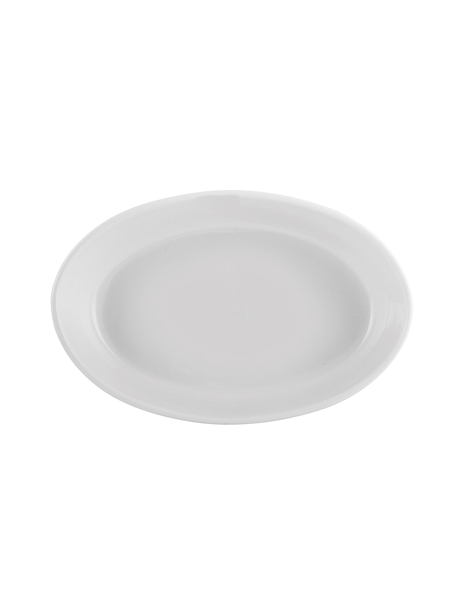 Pirofila Ovale, 28.5X20X6 Cm, Ceramica, Bianco, 29X20X6 Cm