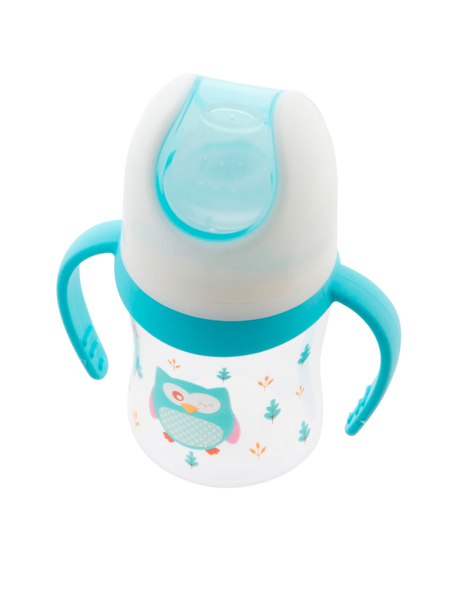 Gufetto, Tazza Con Beccuccio Morbido, Primi Sorsi, 4+ Mesi, 120 Ml, Azzurro