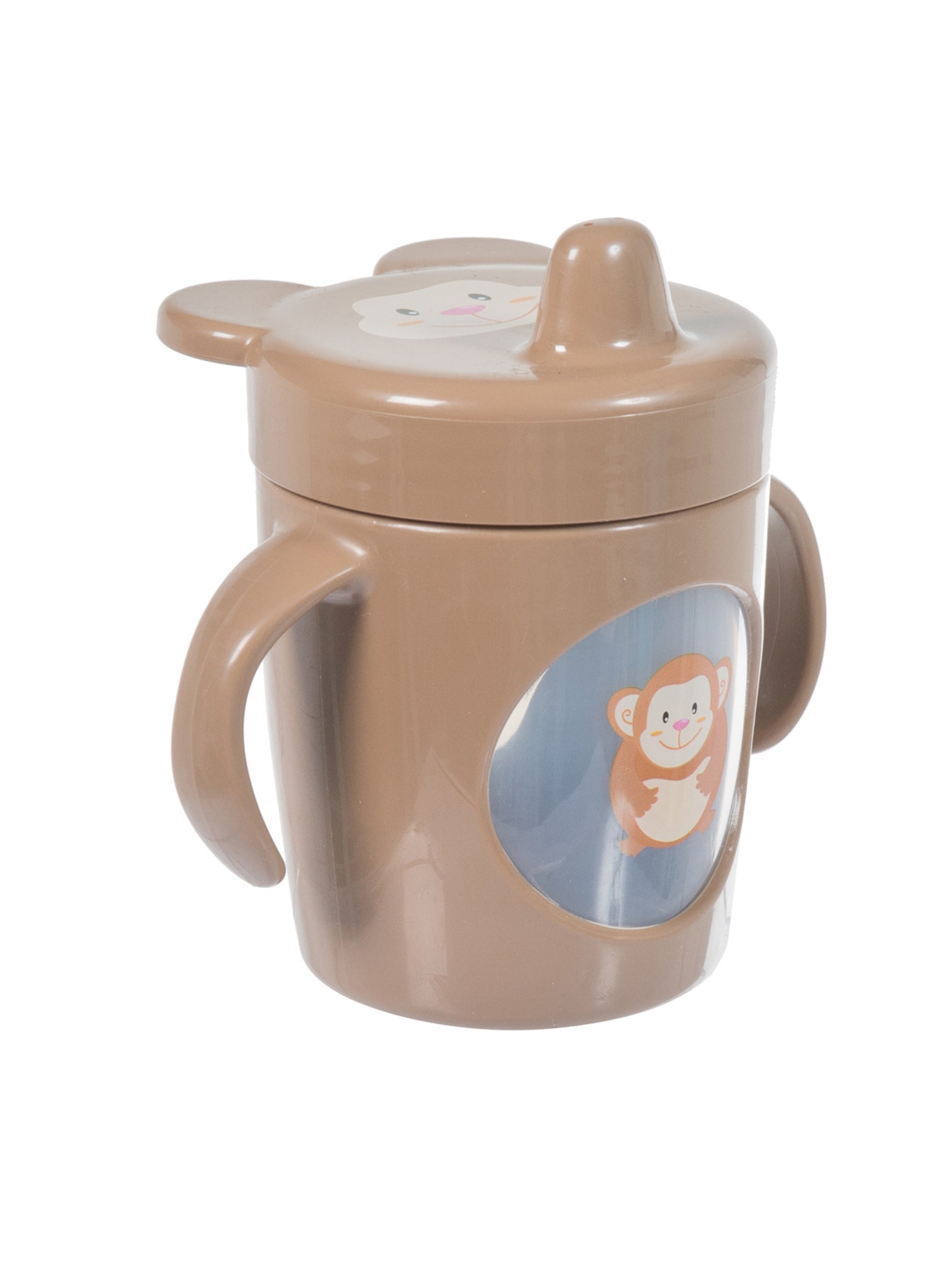 Scimmietta, Tazza Con Beccuccio Resistente Ai Morsi, Secondi Sorsi, 6+ Mesi, 260 Ml, Marrone