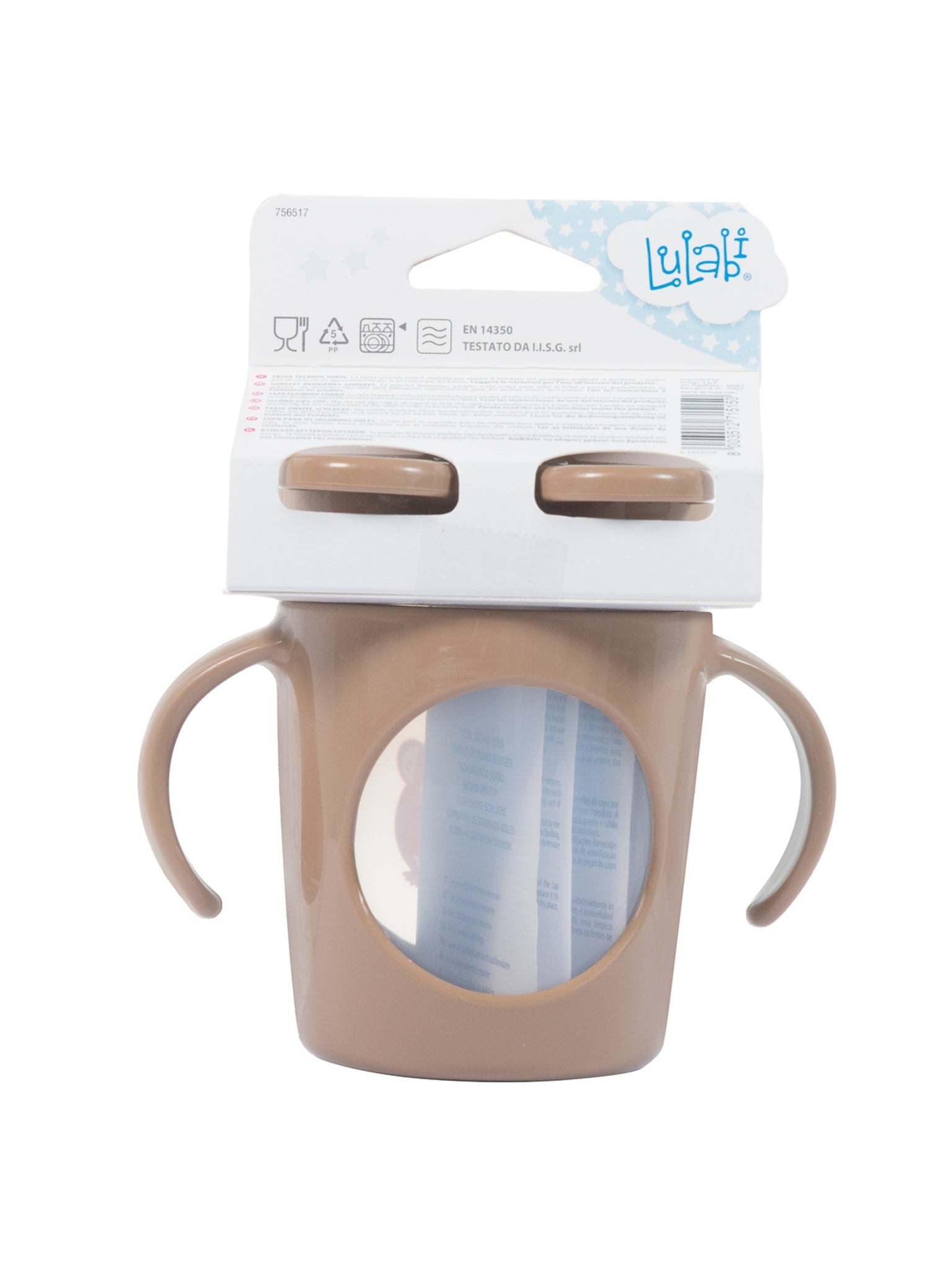 Scimmietta, Tazza Con Beccuccio Resistente Ai Morsi, Secondi Sorsi, 6+ Mesi, 260 Ml, Marrone