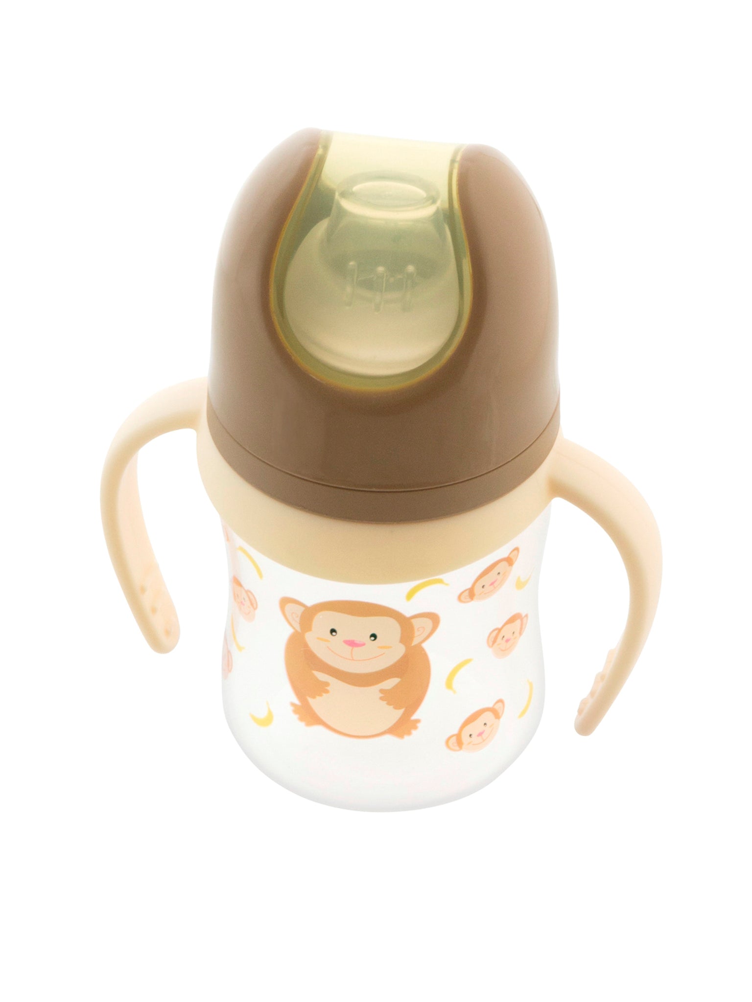 Scimmietta, Tazza Con Beccuccio Morbido, Primi Sorsi, 4+ Mesi, 120 Ml, Marrone
