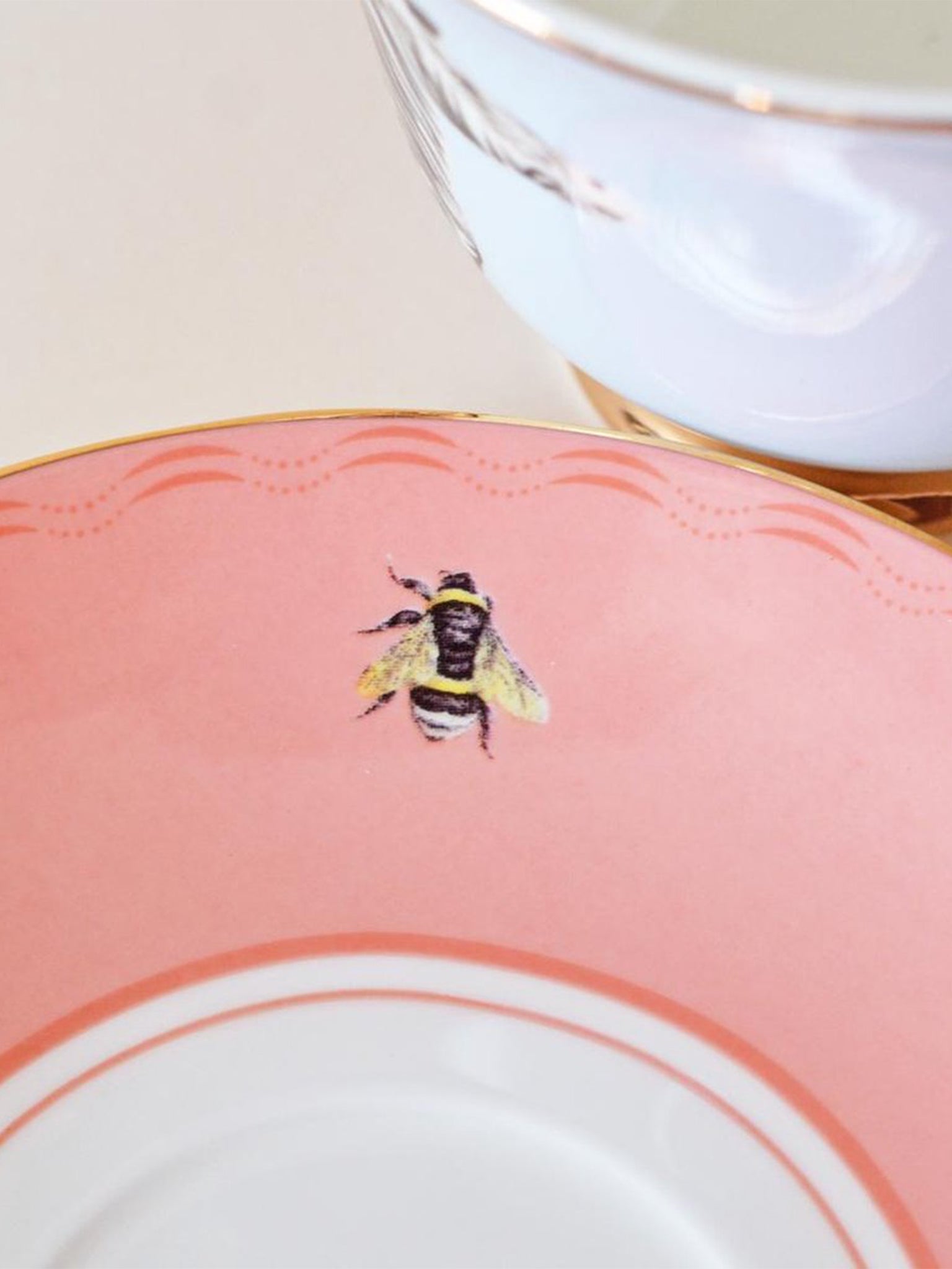 Tazza da tè con piattino Zebra
