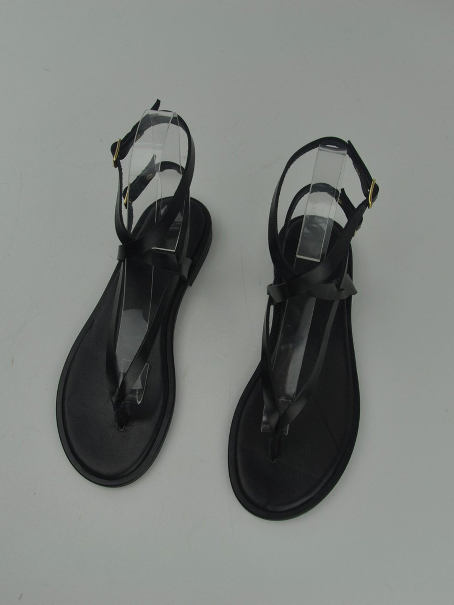 MUMBAI PELLE NERO - SUOLA TONDA