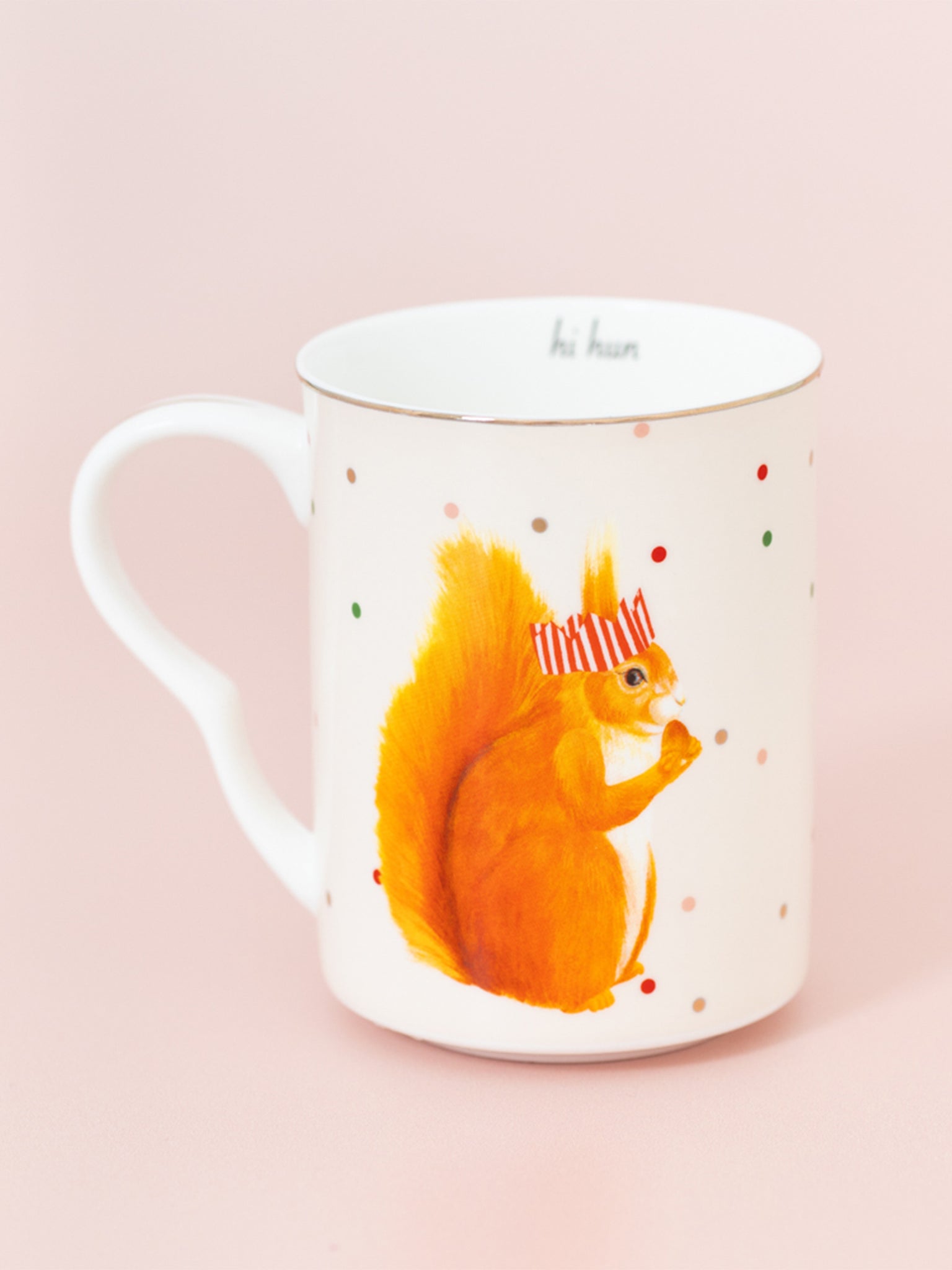 Tazza scoiattolo di Natale