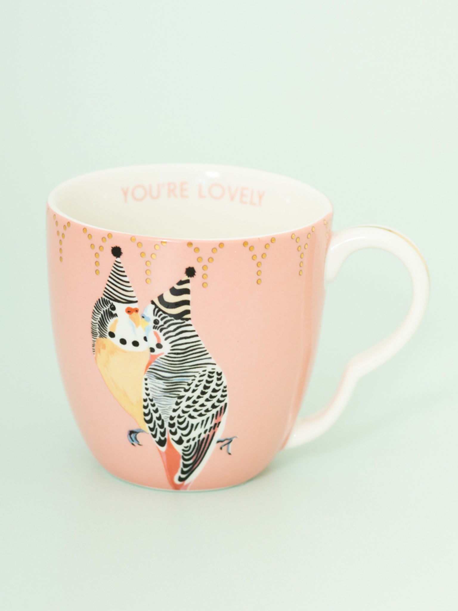 Tazza Pappagalli con cappelli (grande)