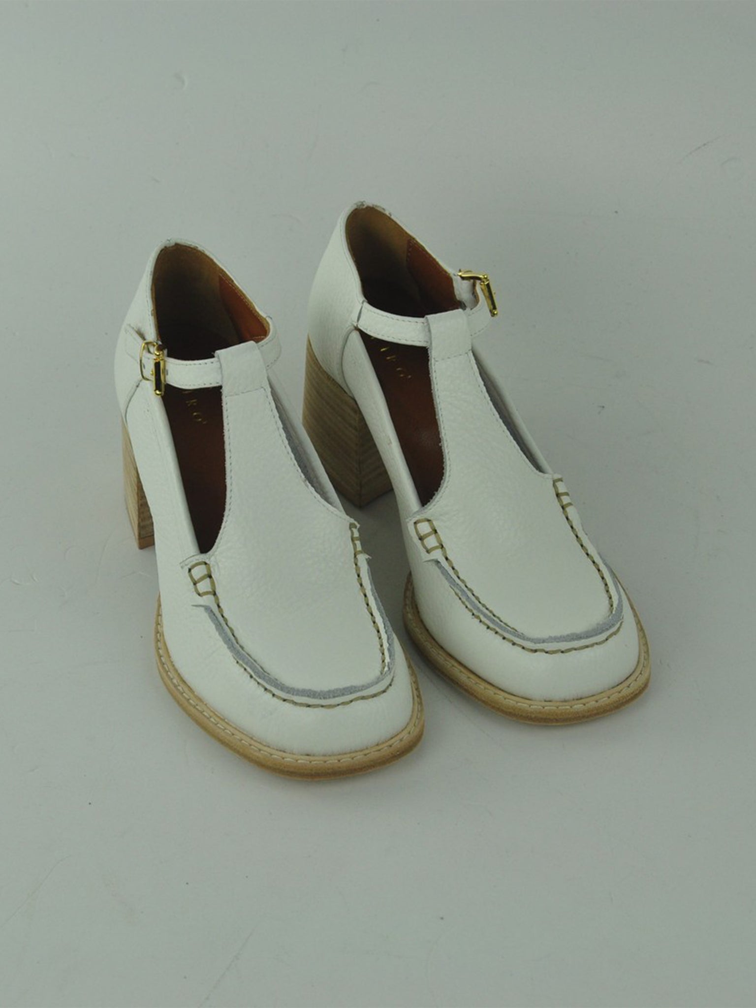 GRETA IN PELLE BIANCO