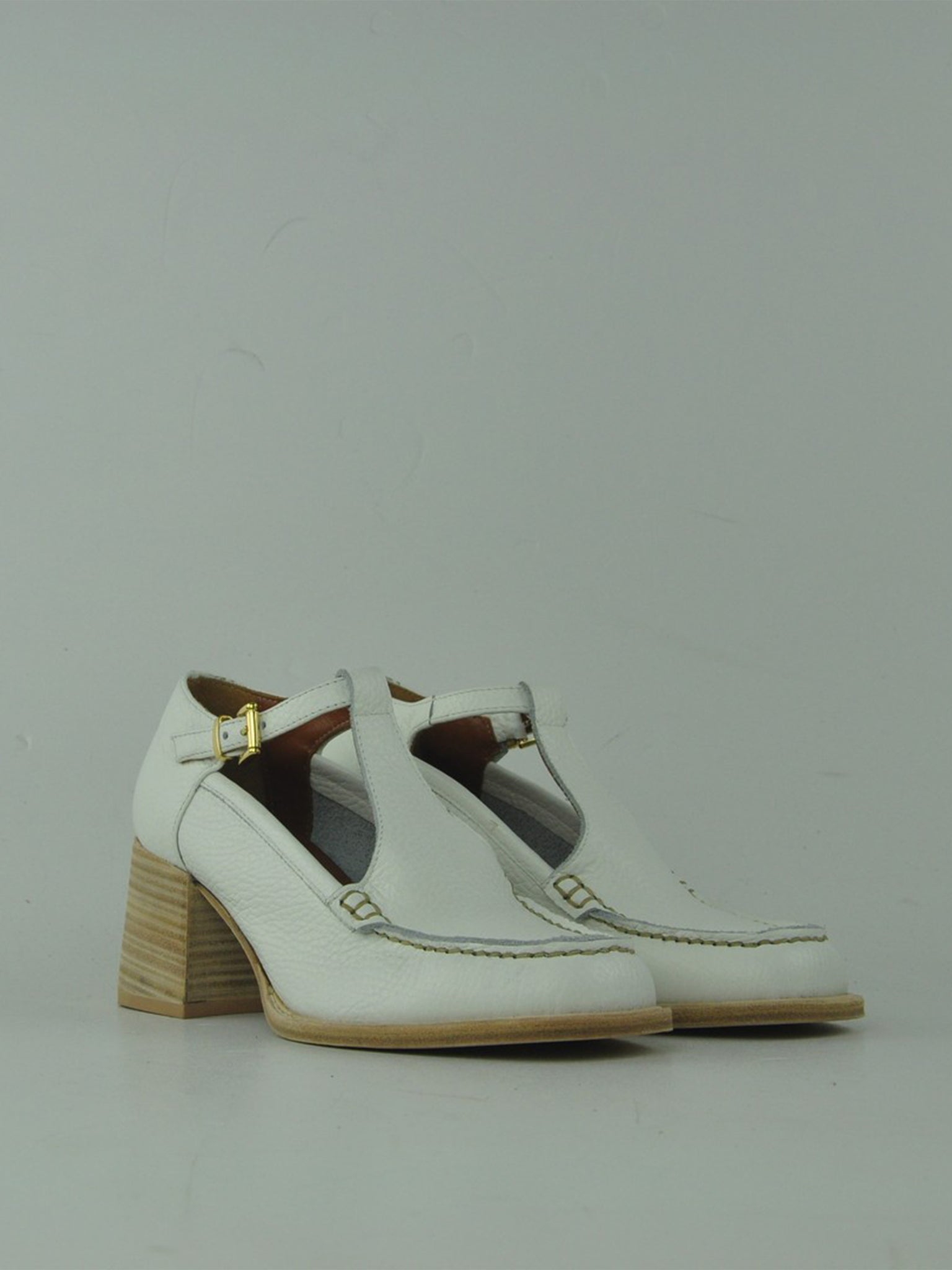 GRETA IN PELLE BIANCO