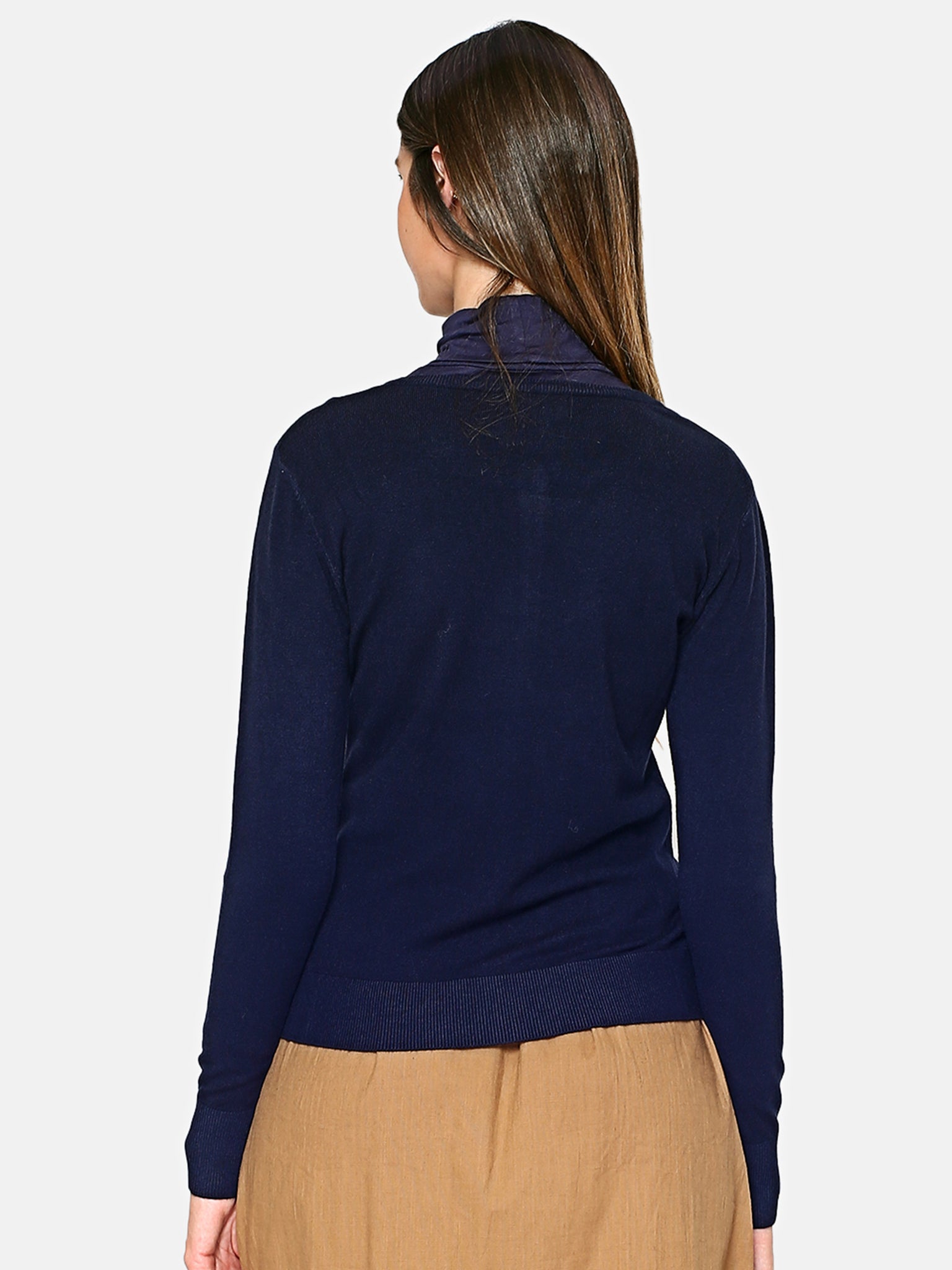 Cardigan Scollo a V - Blu Scuro