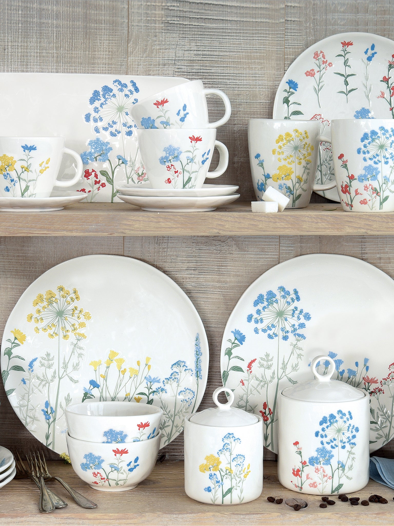 Mug in porcellana 350 ml MILLE FLEURS BLUE
