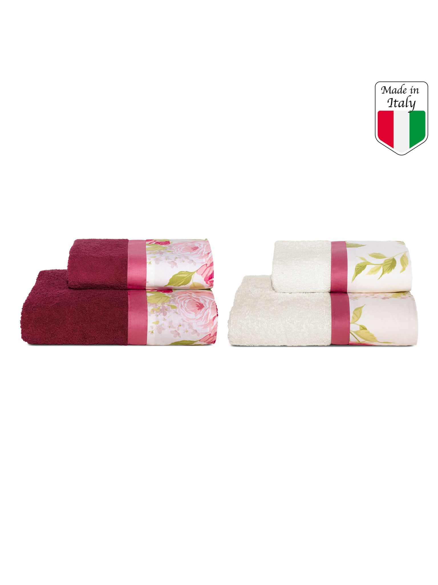 GIULIETTA Set spugna 4 pezzi viso + ospite, Valenza