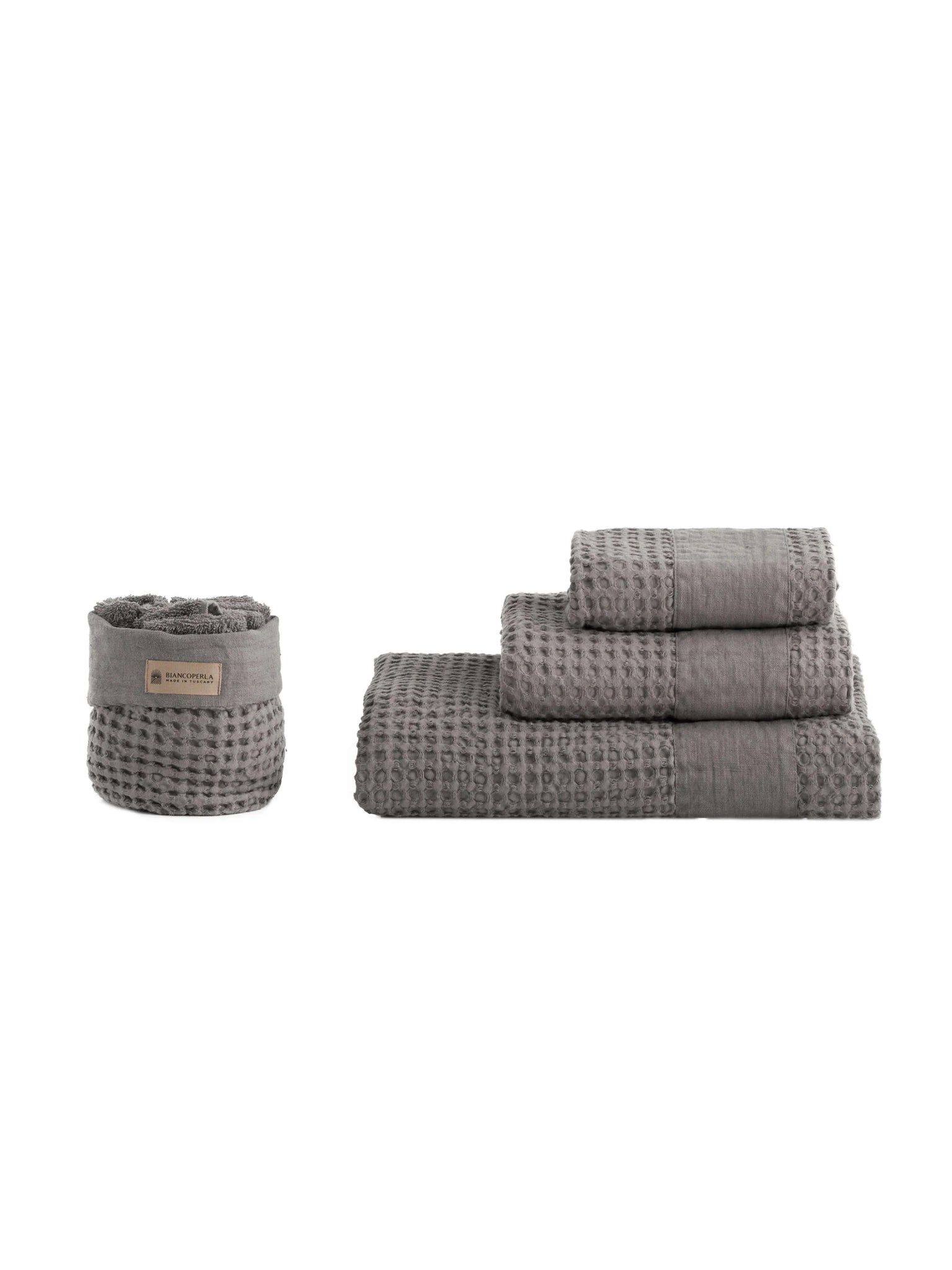 ZENO Set Bagno 8 pezzi, Grigio