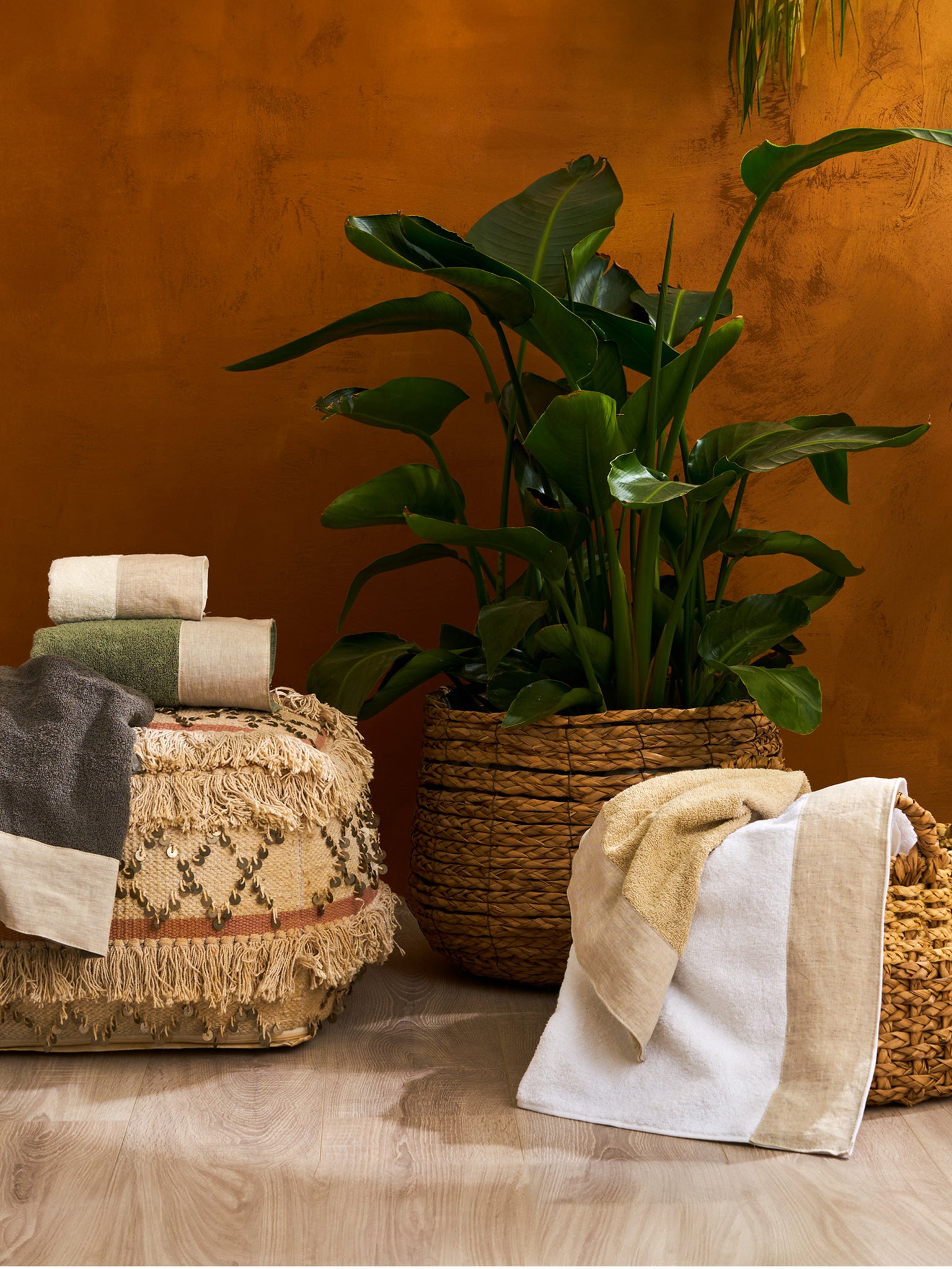 WASHED Set spugna viso + ospite, Verde