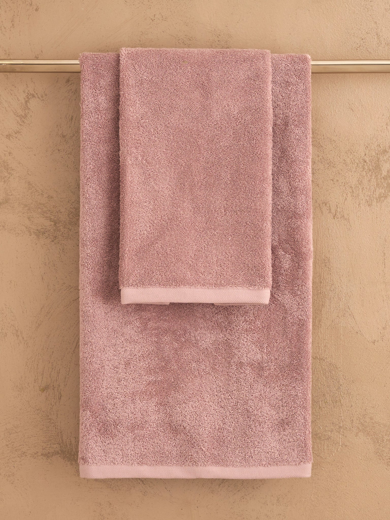 ELISA Set spugna viso + ospite, Rosa