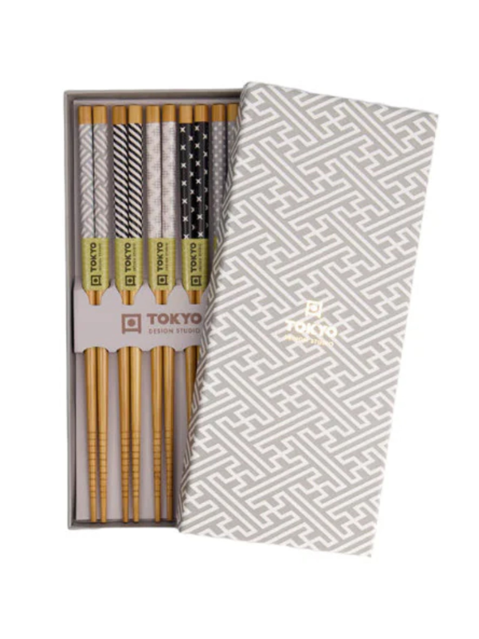 Chopstick Giftset/5 Pastel Green Set da  1