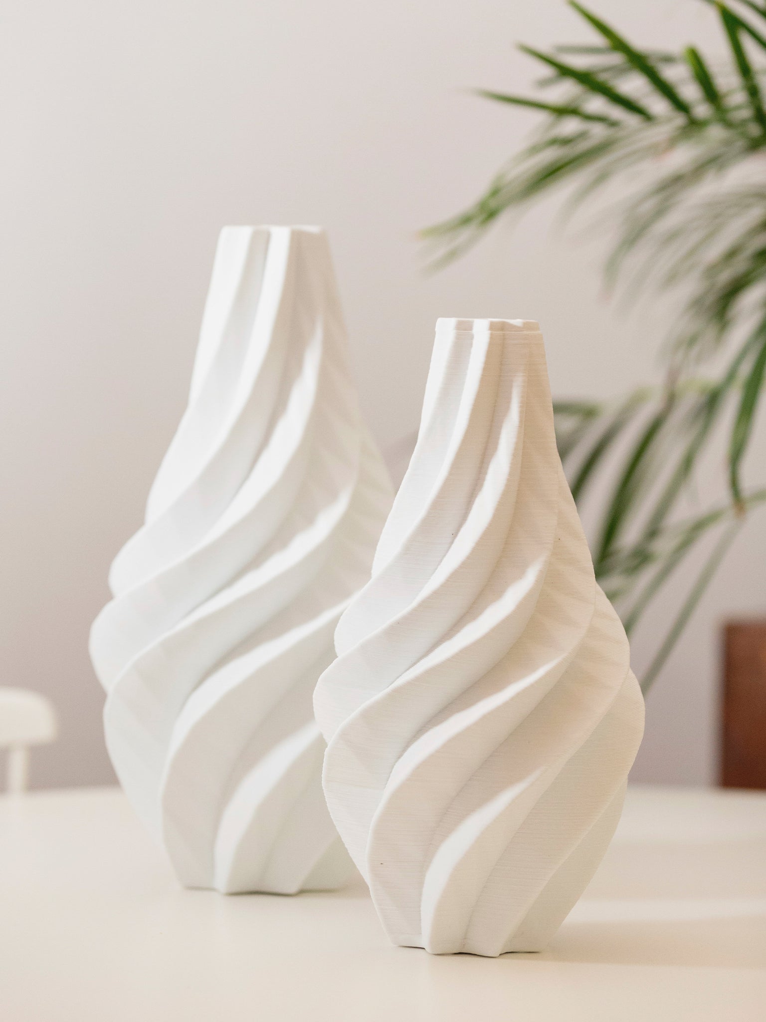 Vaso 3D Wind bianco piccolo 88633 16x16x35